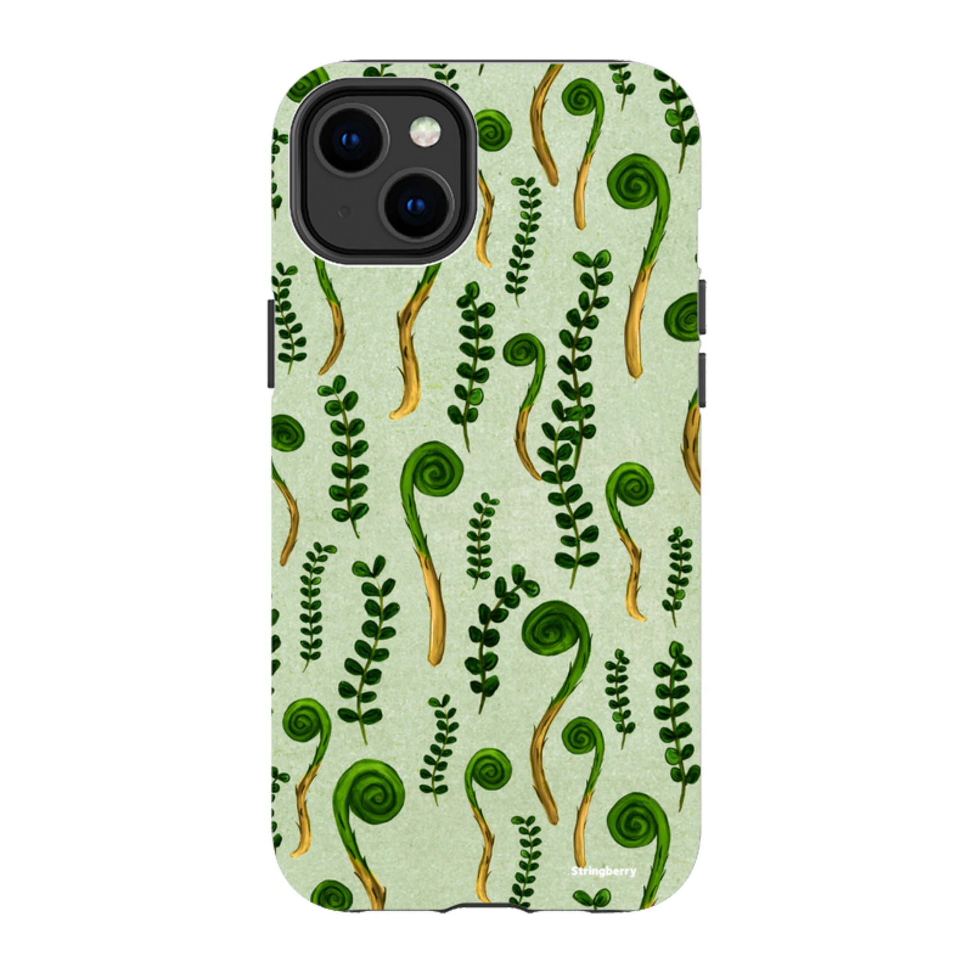 iPhone Tough Case - Fern Fronds By Katherine Quinn