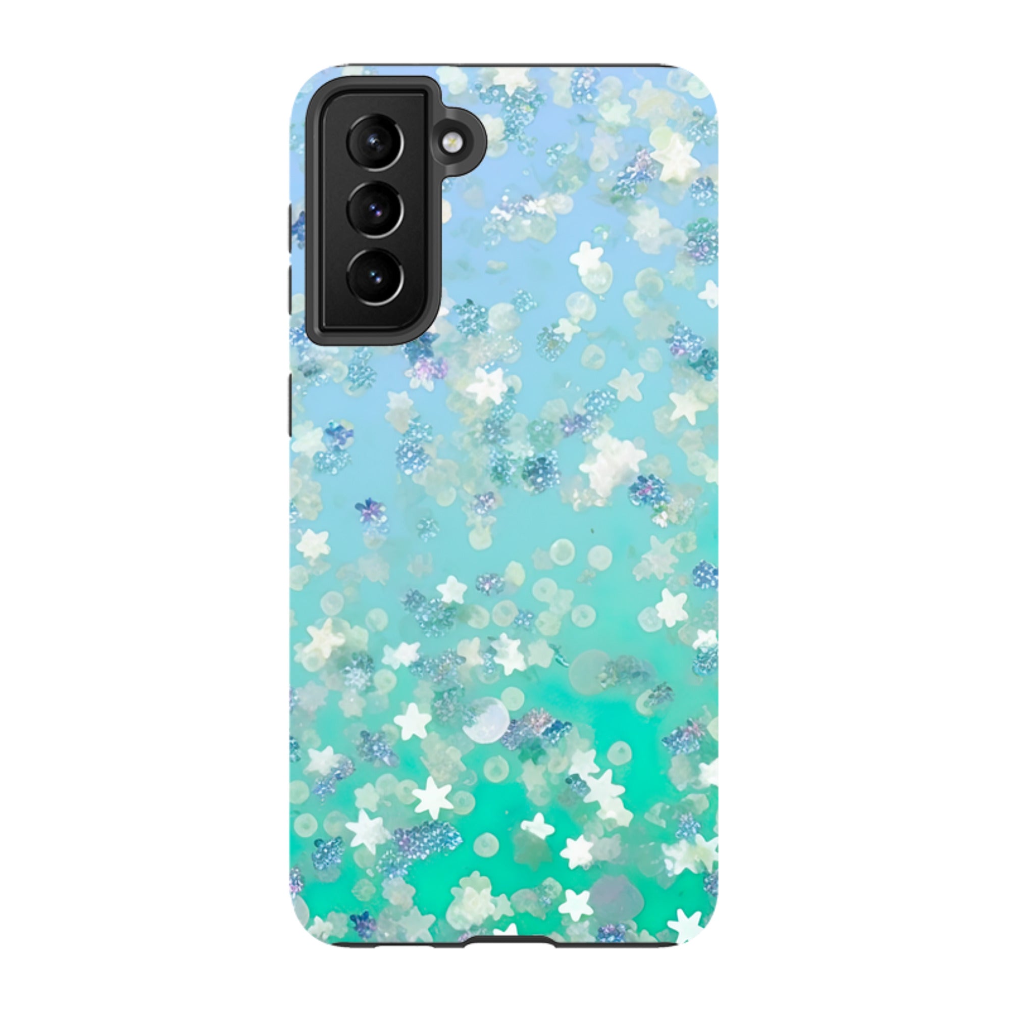 Samsung Tough Case - Green Stars