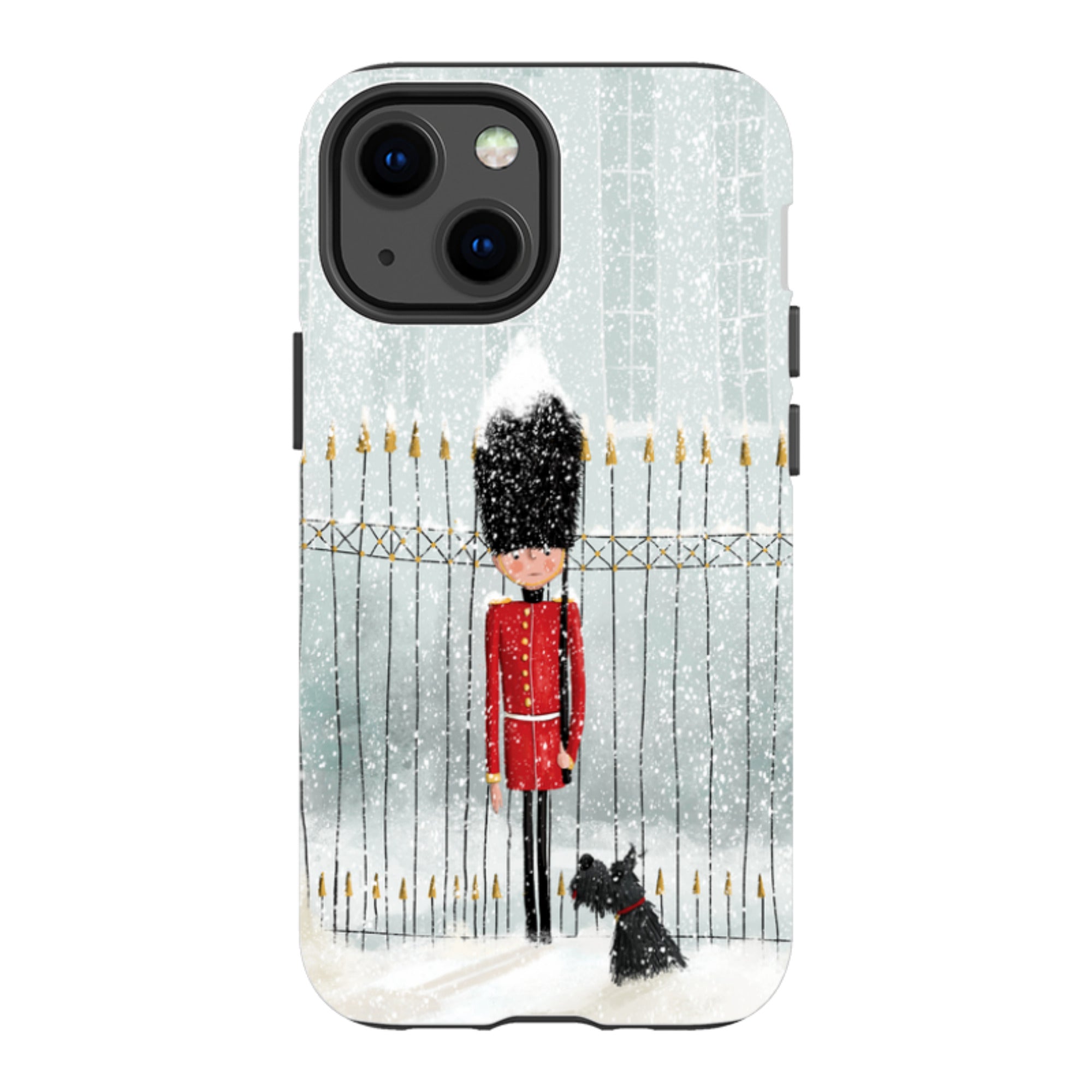 iPhone Tough Case - London In Snow By Maja Lindberg