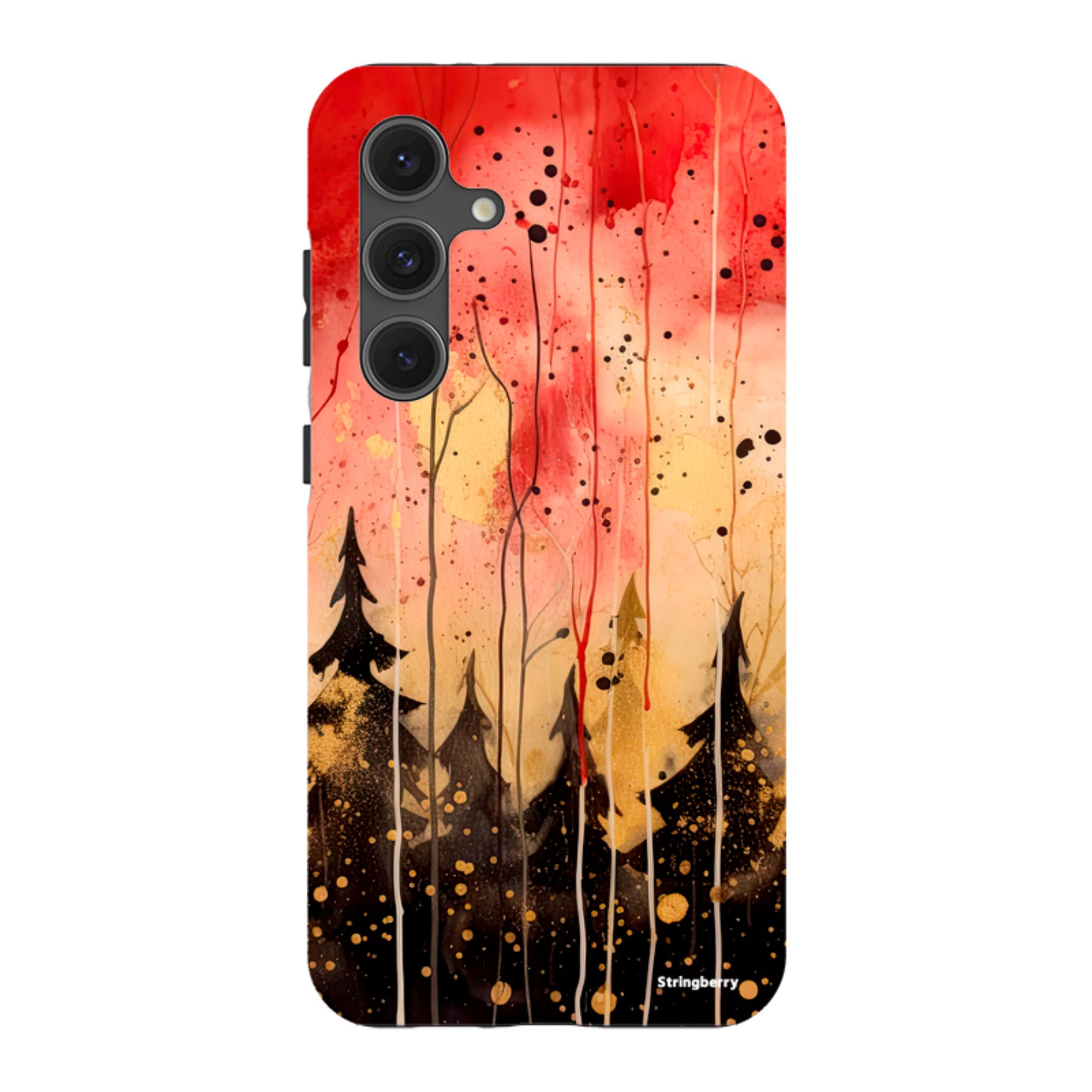 Samsung Tough Case - Watercolour Winter Forest