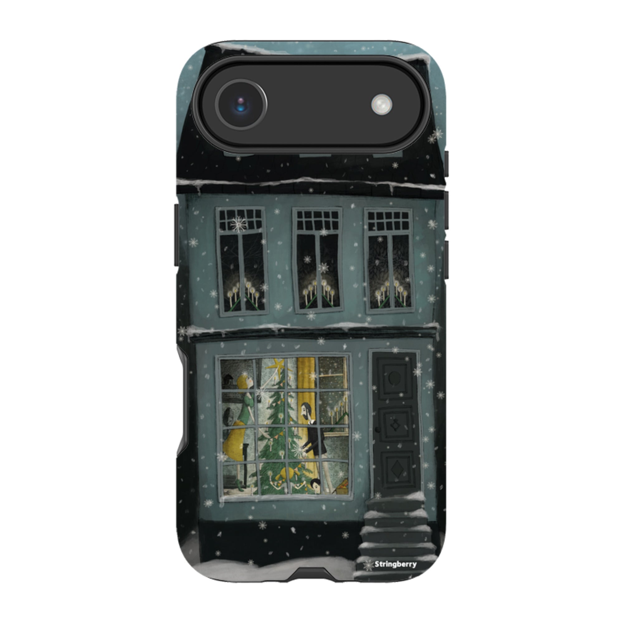iPhone Tough Case - Christmas House By Maja Lindberg