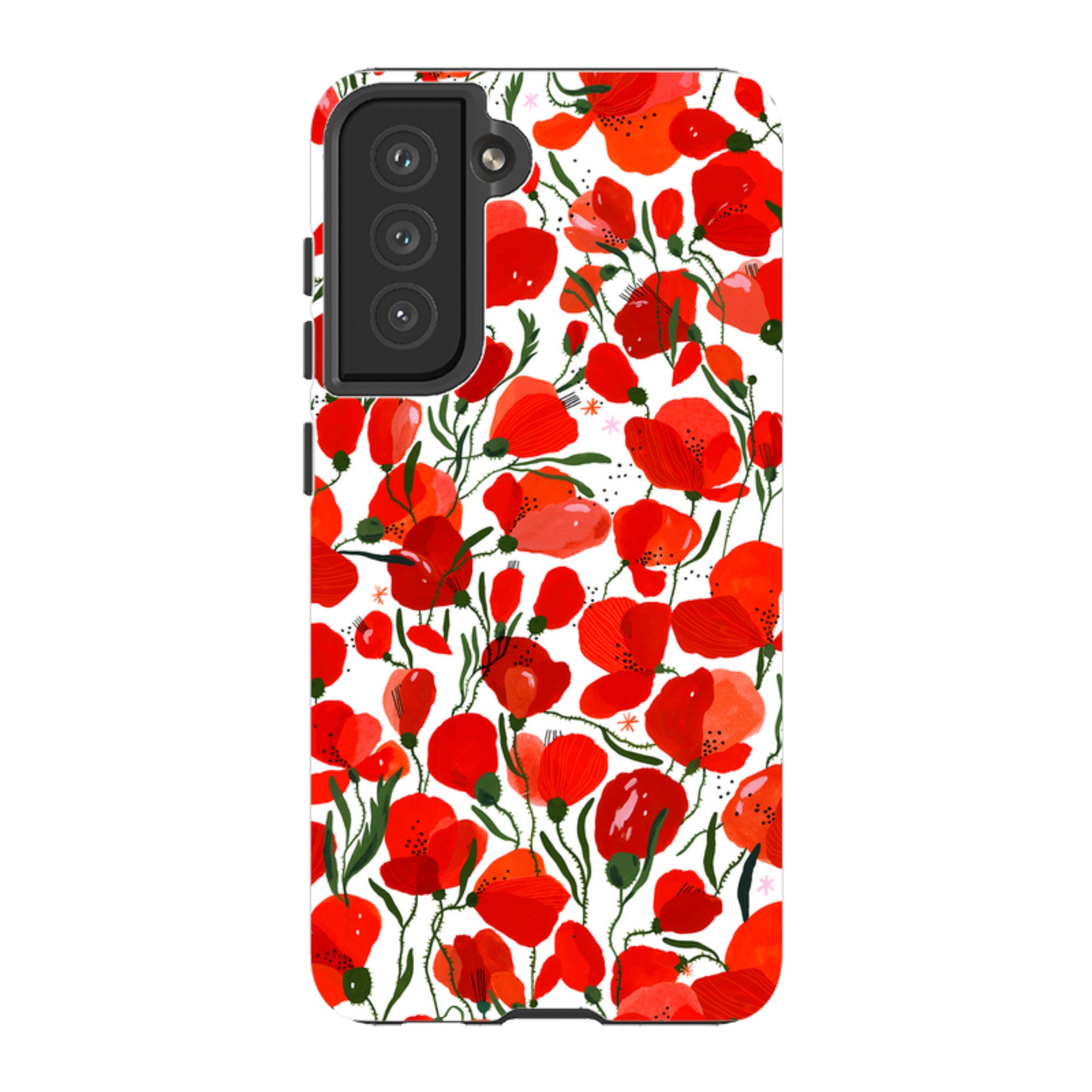 Samsung Tough Case - Poppies Pattern By Madalina Andronic