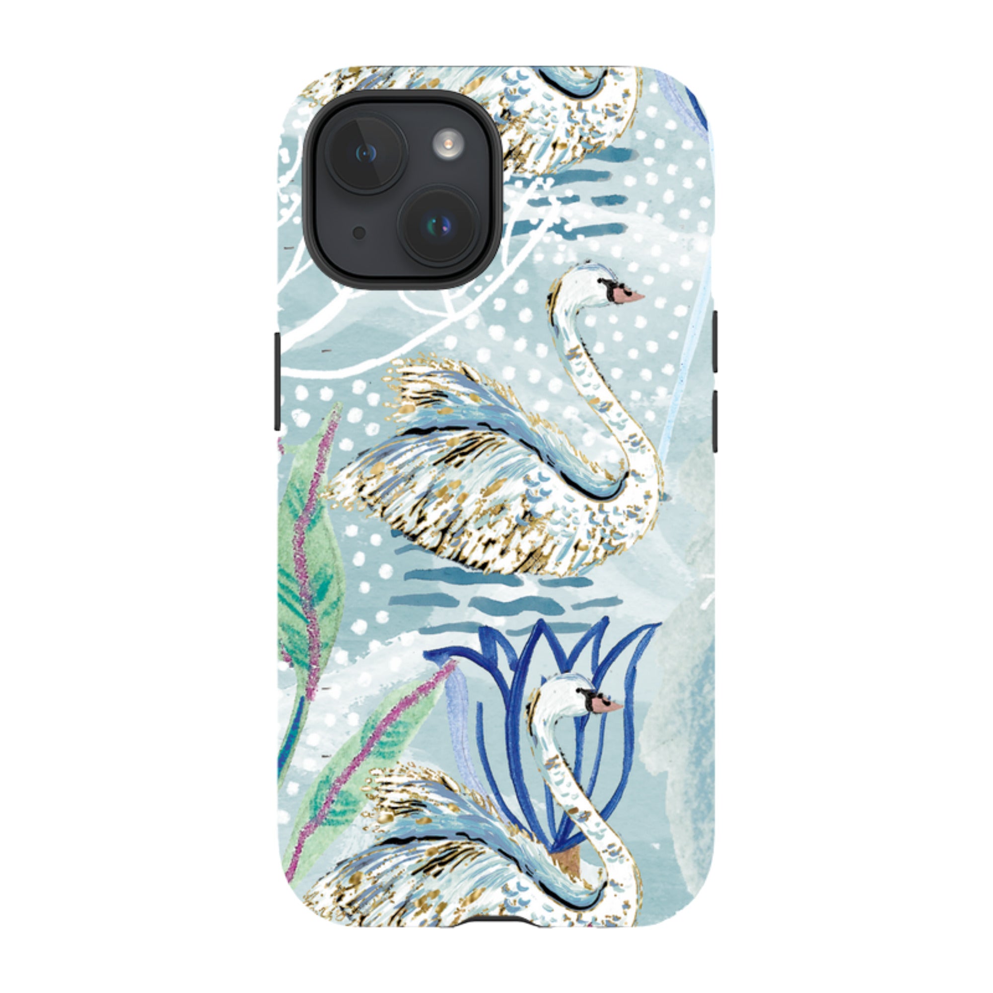iPhone Tough Case - Seven Swans III By Emma Frances Grant