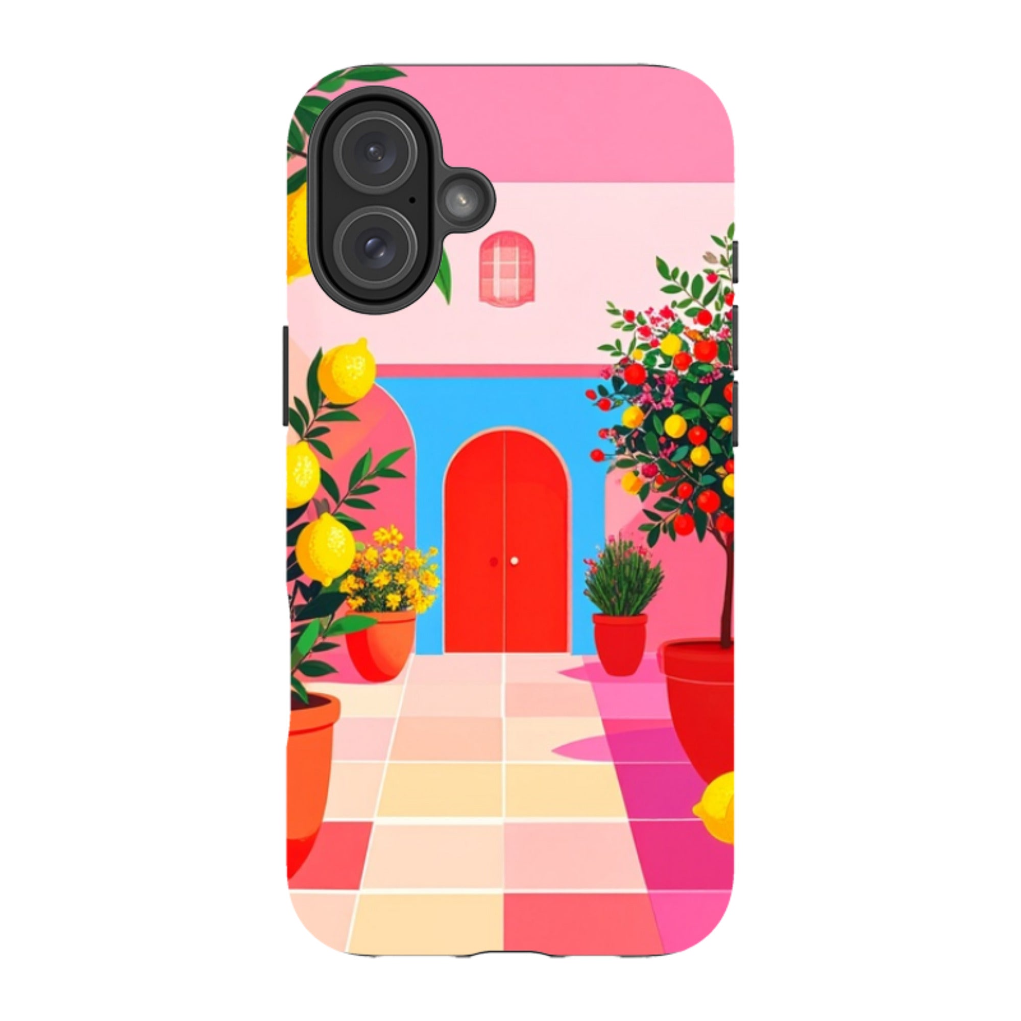 iPhone Tough Case - Red Garden