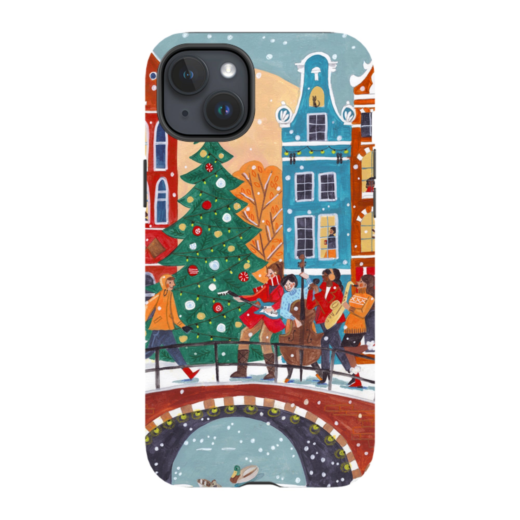 iPhone MagSafe Tough Case - Christmas Music Amsterdam By Caroline Bonne Muller