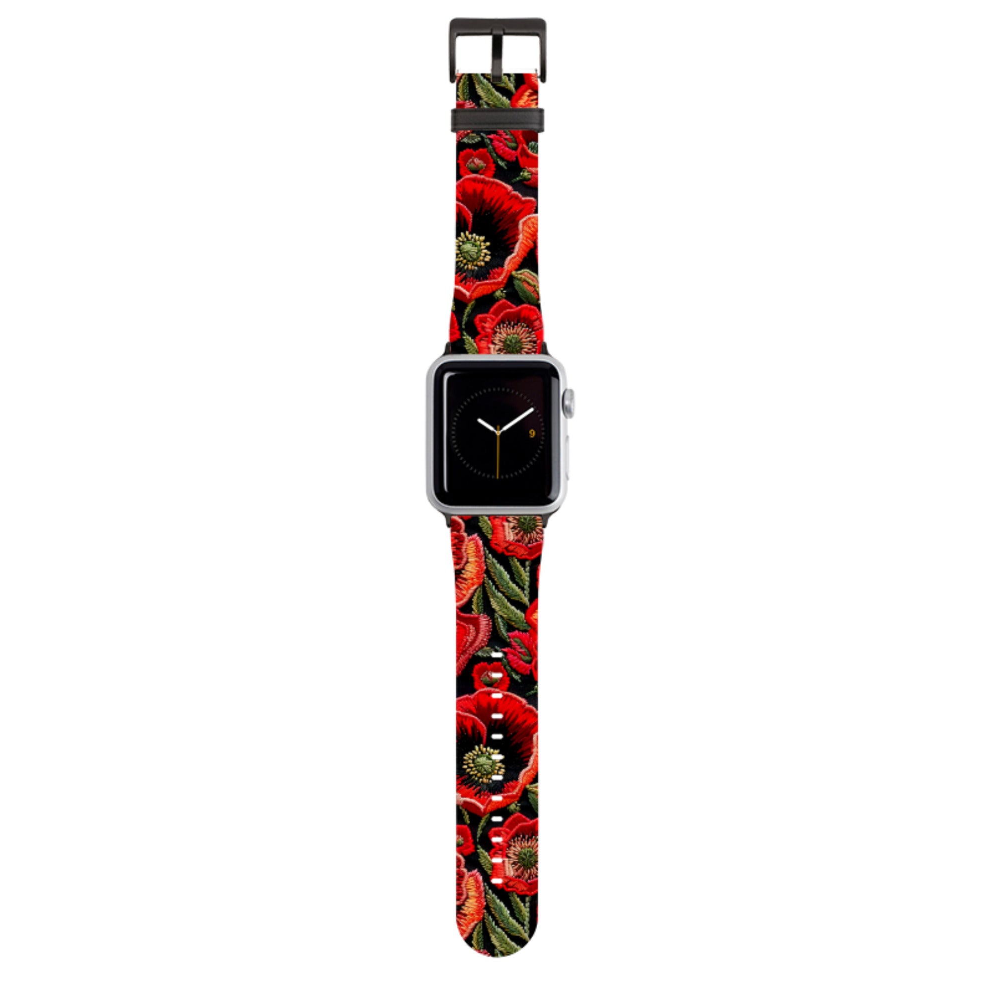 Poppy Love III Apple Watch Strap