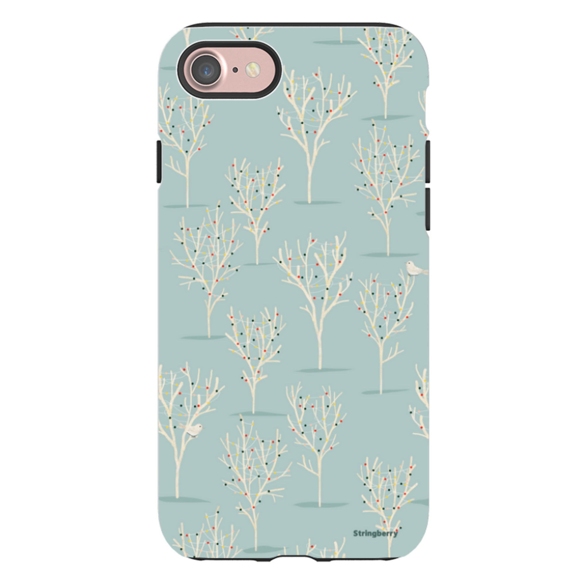 iPhone Tough Case - Winter Forest By Katherine Quinn
