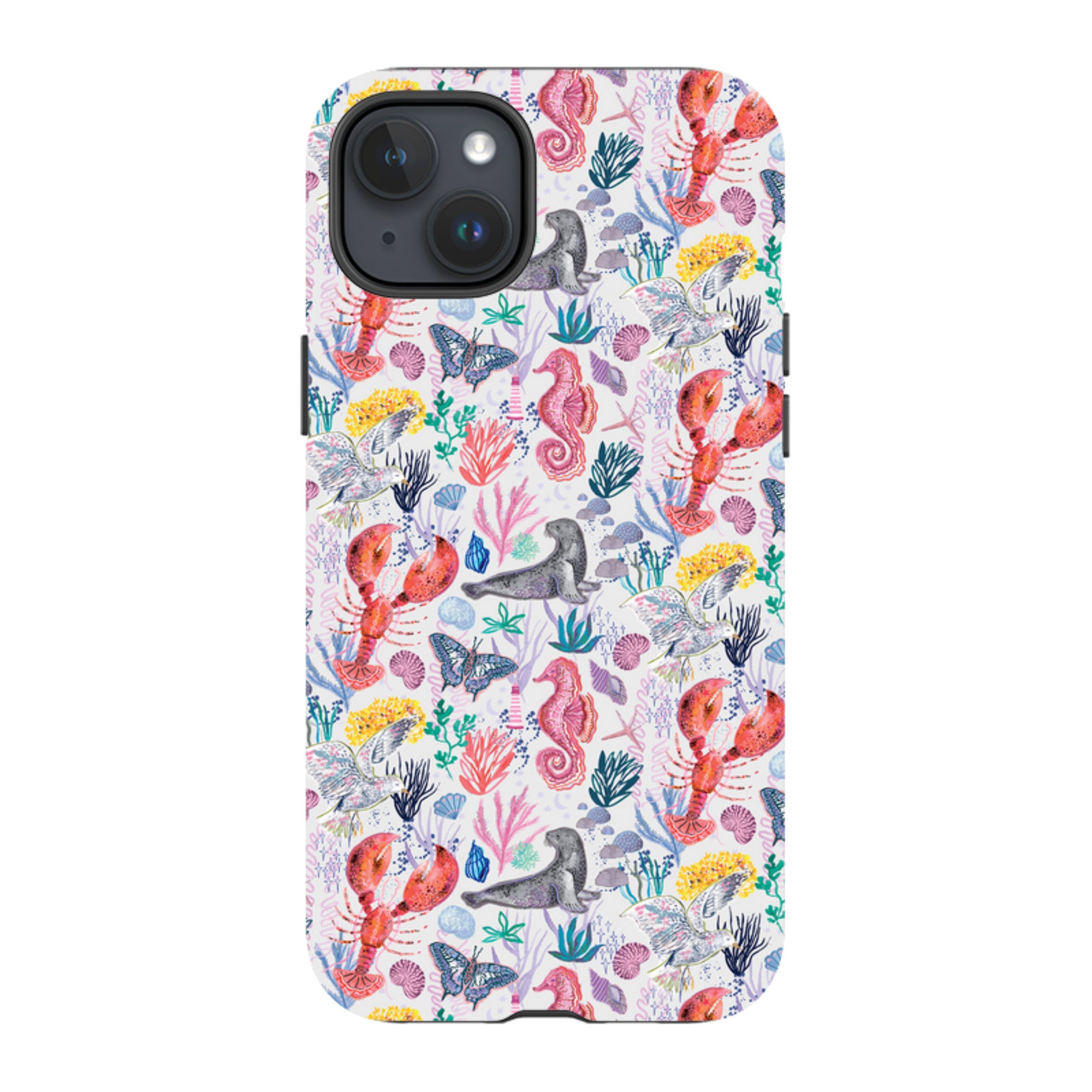 iPhone Case - Coastline Pattern-D By Emma Frances Grant