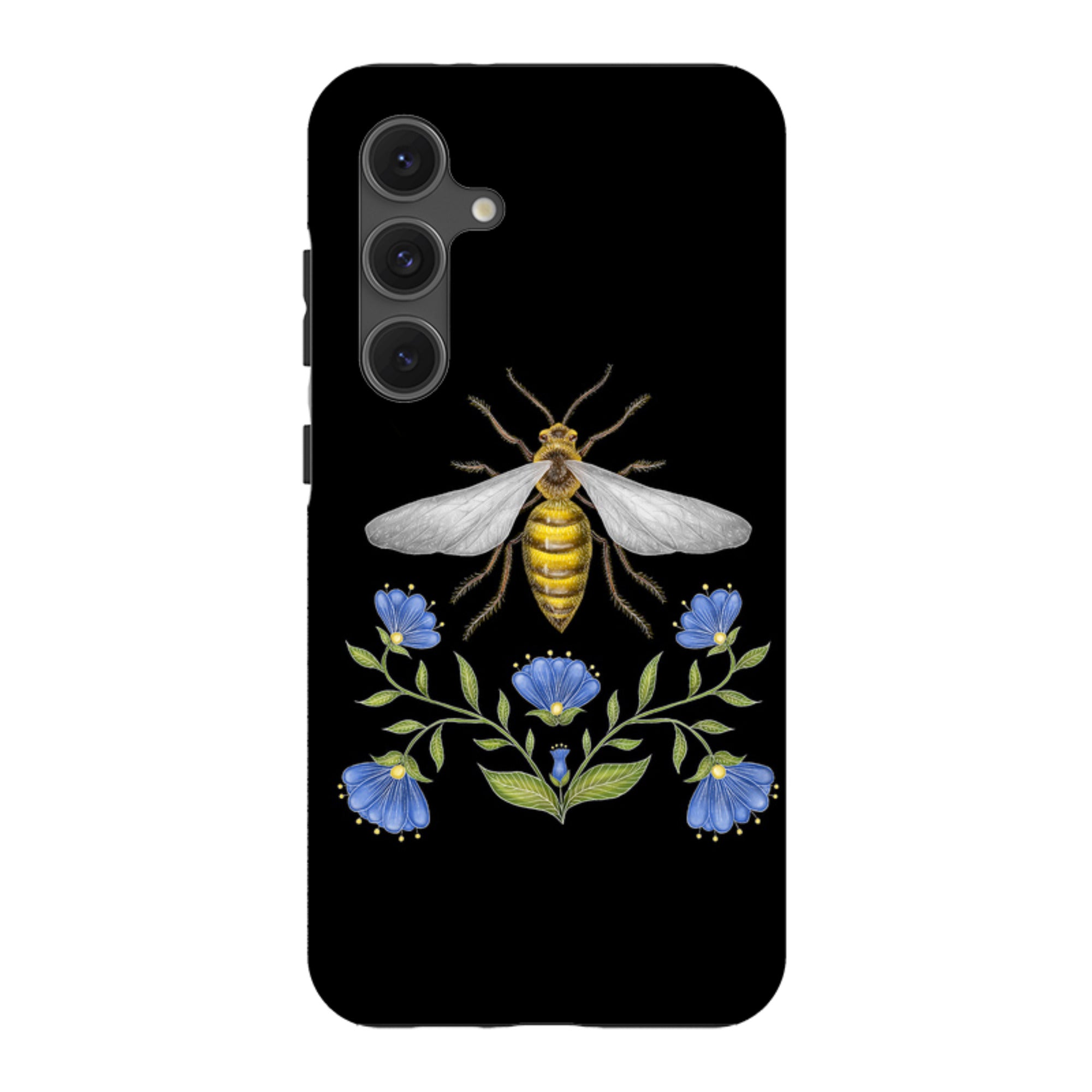 Samsung Tough Case - Wings Of Freedom Black By Catherine Rowe