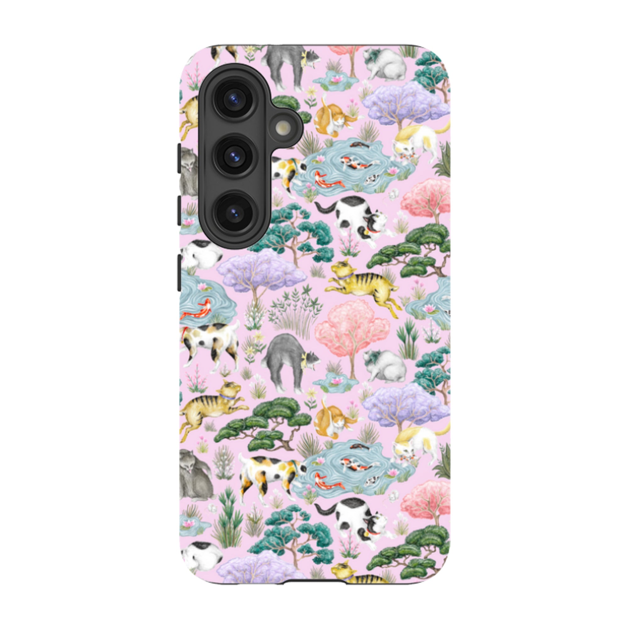 Samsung Tough  Case - Cat Garden By Catherine Rowe
