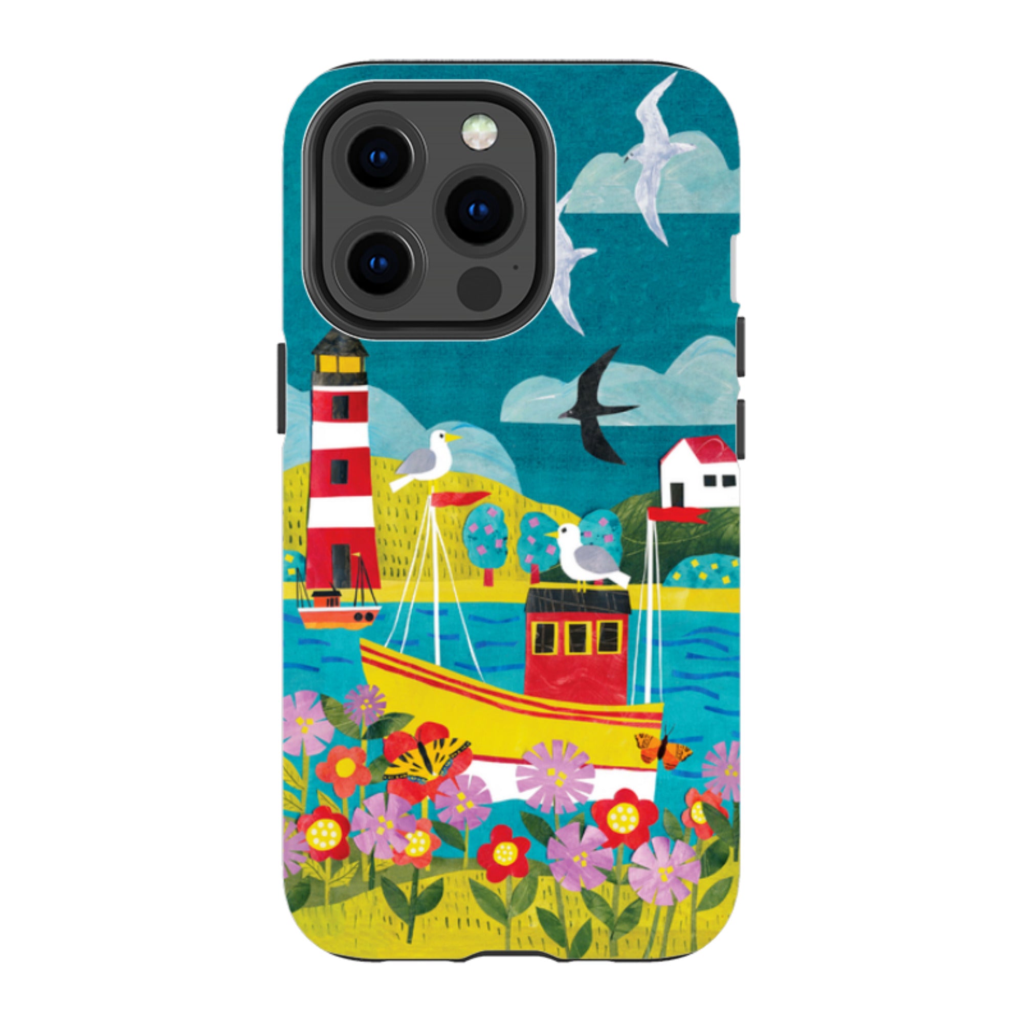 iPhone MagSafe Tough Case - Fishing Boat By Tracey English