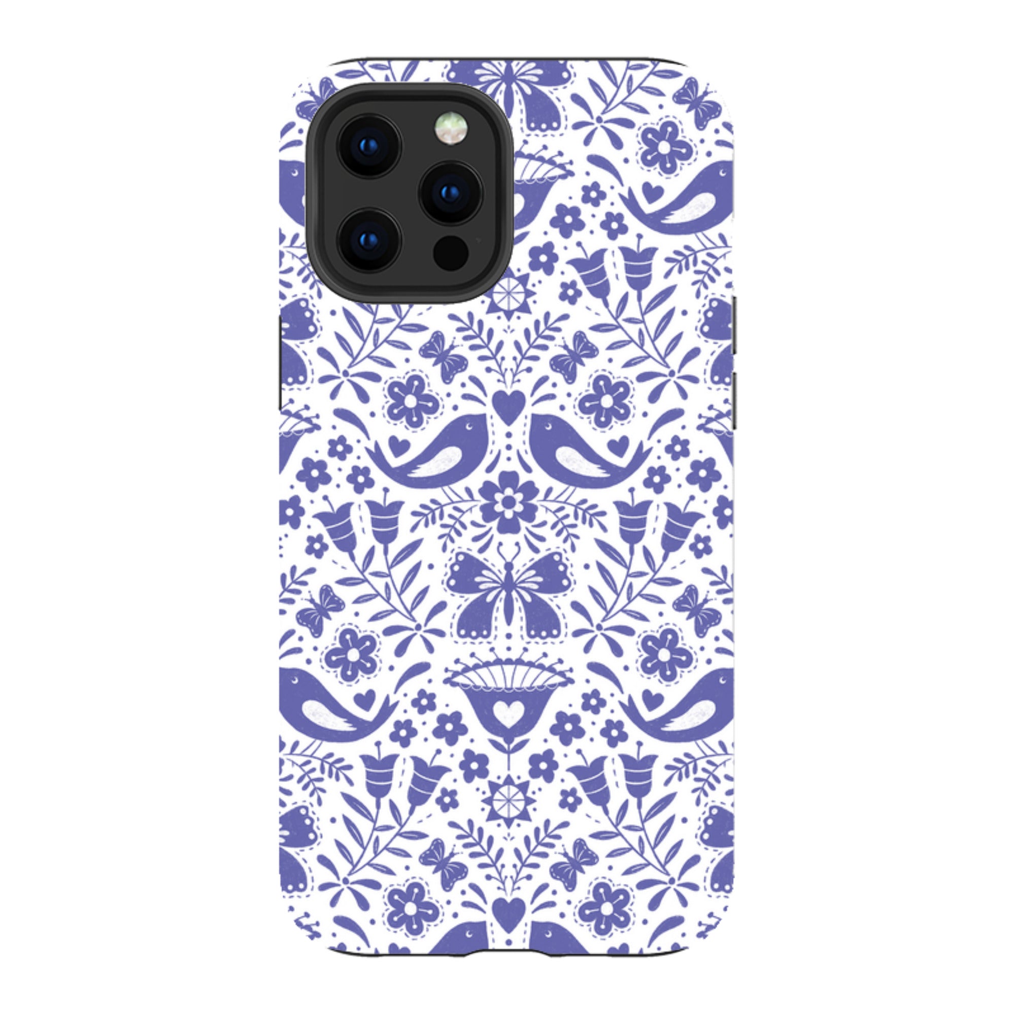 iPhone Tough Case - Bird Pattern III By Suzy Taylor
