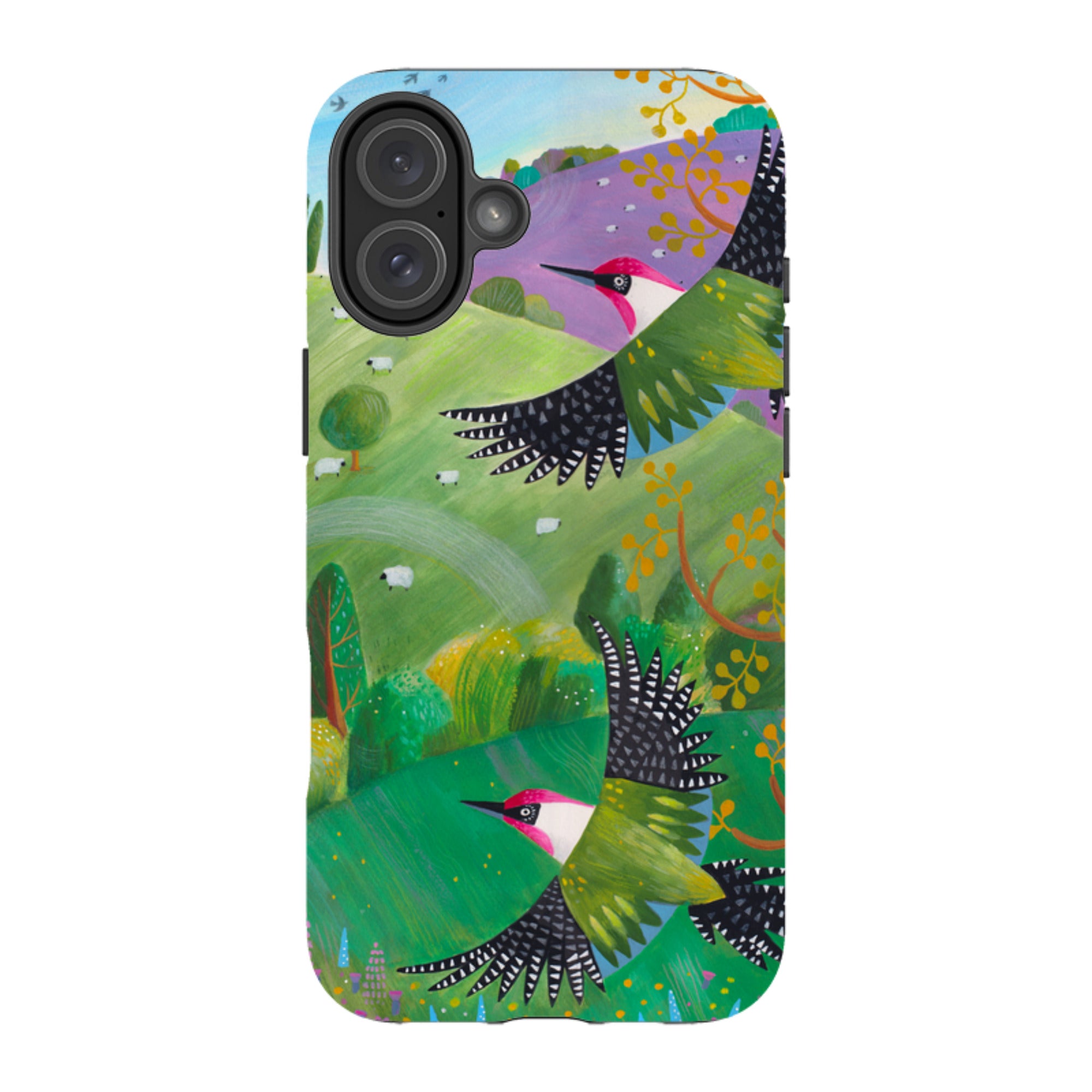 iPhone Tough Case - Woodpeckers By Bex Parkin