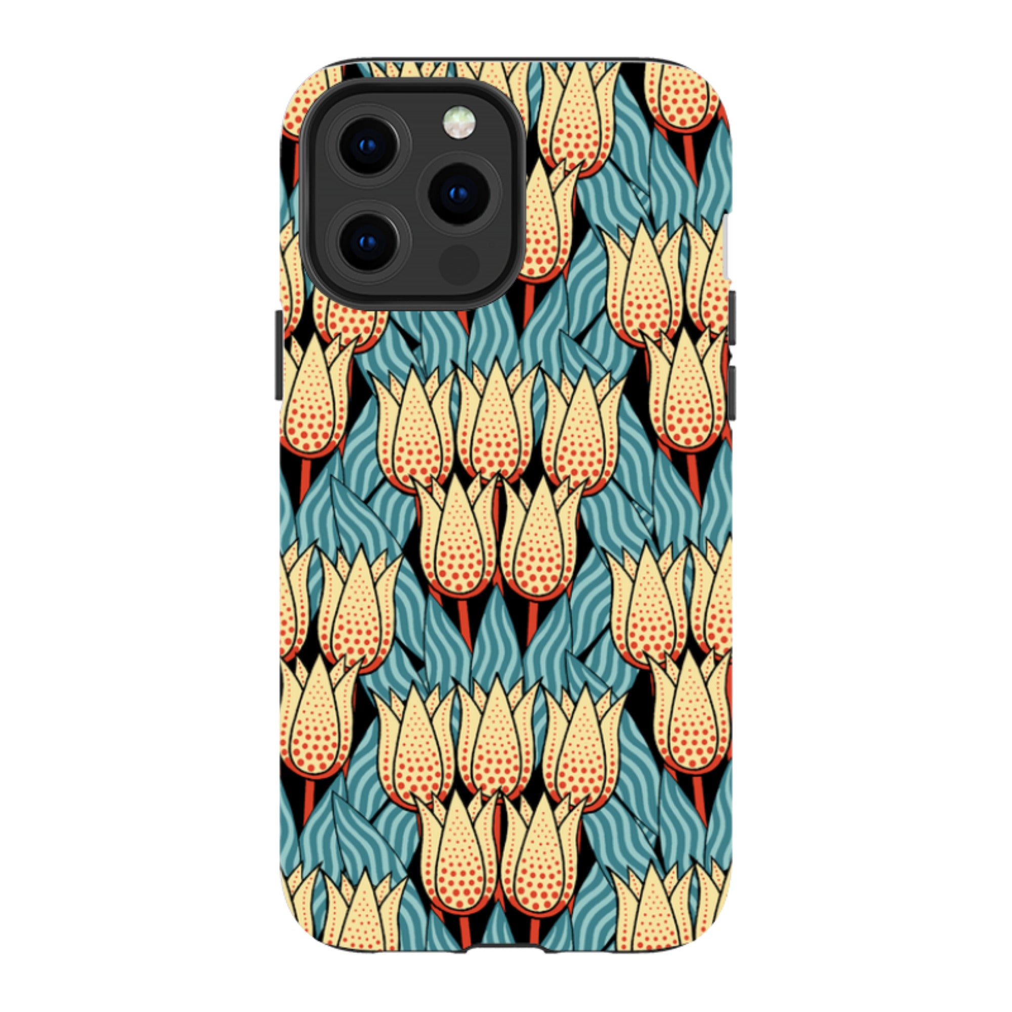 iPhone MagSafe Tough Case - Spotty Tulip By Cressida Bell