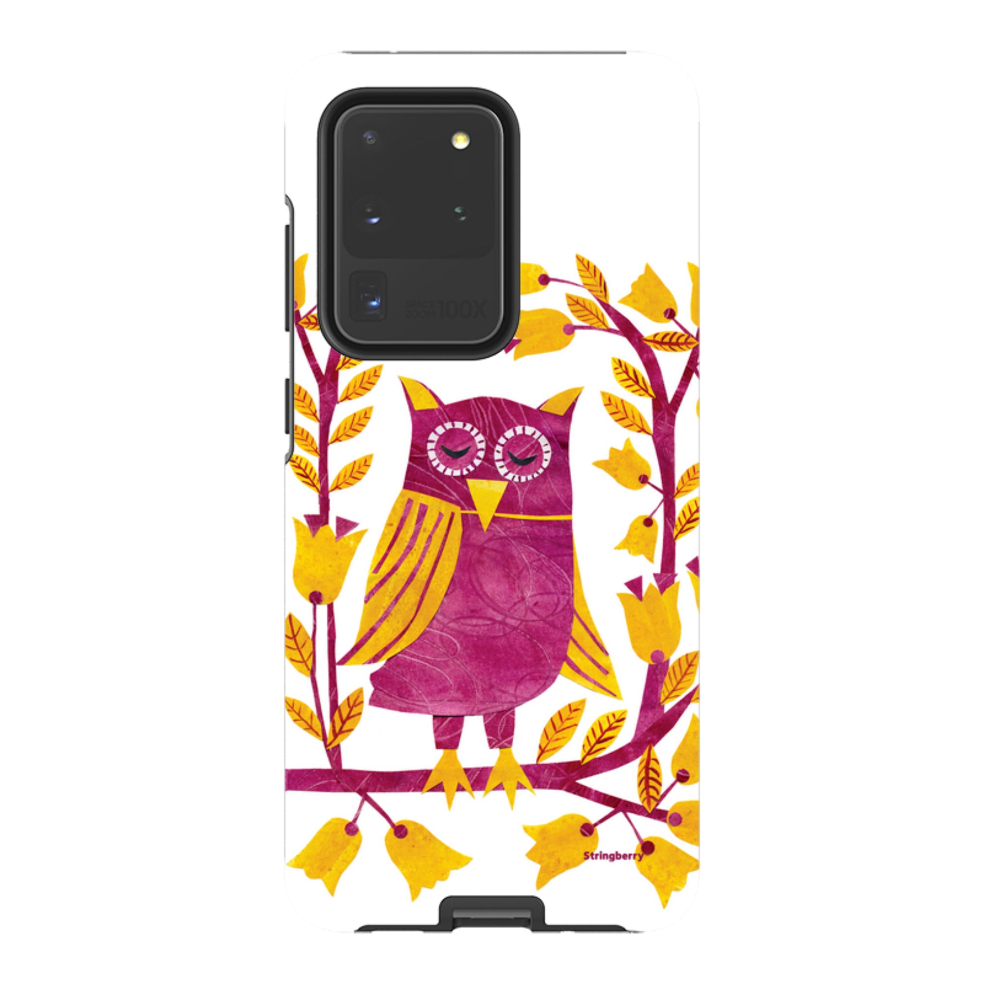 Samsung Tough Case - Folk Owl By Tracey English
