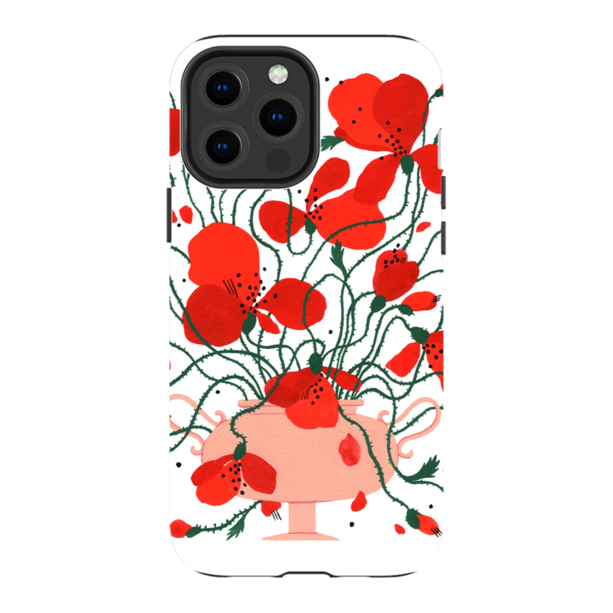 iPhone MagSafe Tough Case -  Poppies By Madalina Andronic
