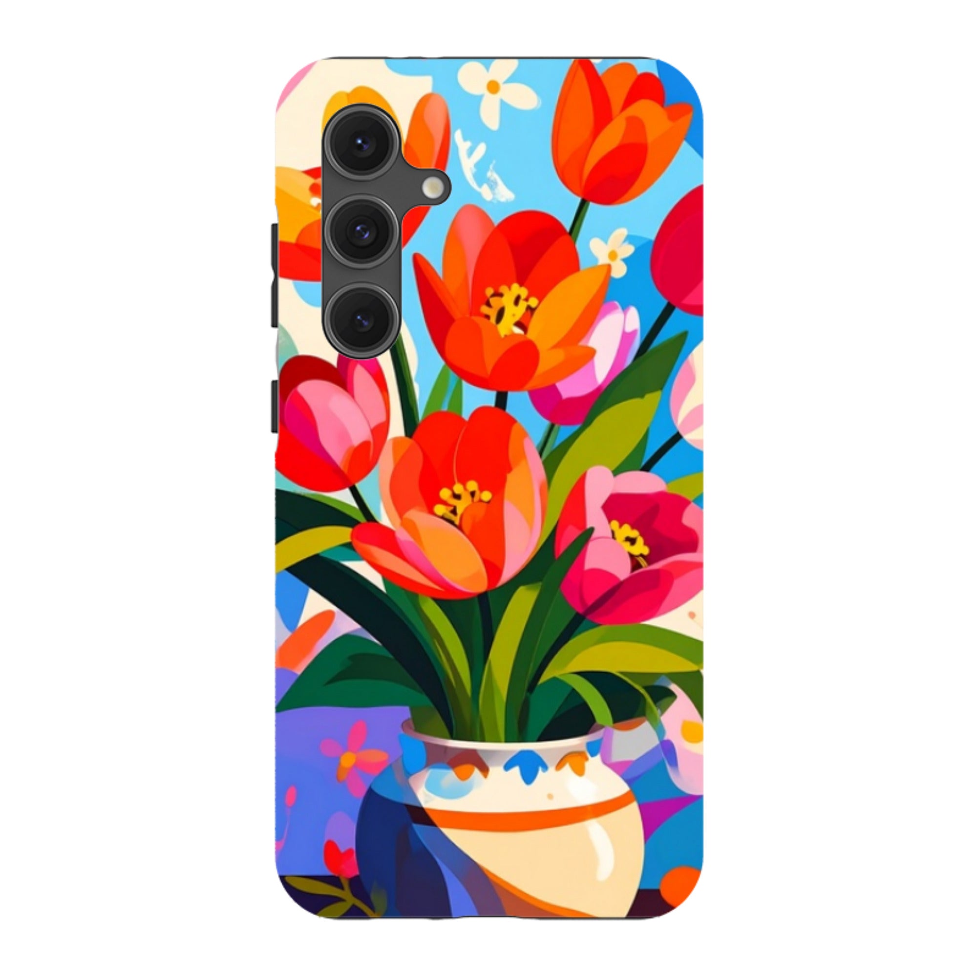 Samsung Tough Case - Tulip Pot Floral