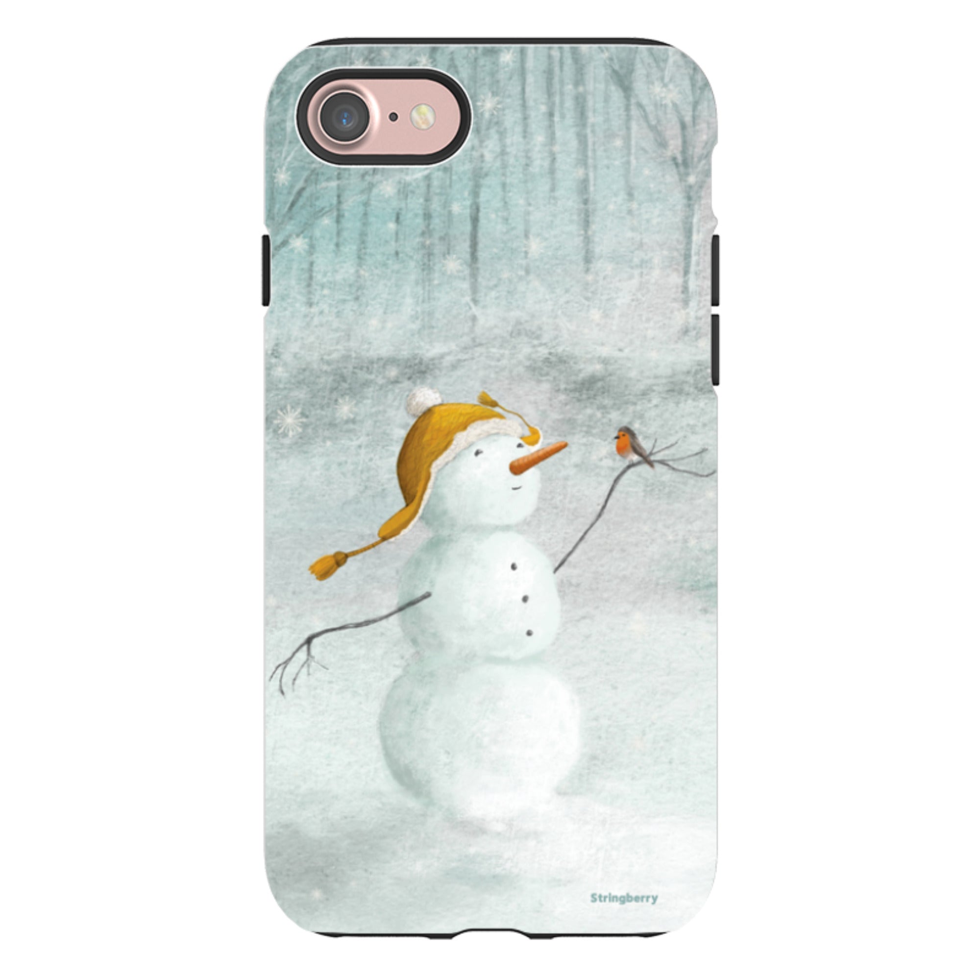 iPhone Tough Case - Snowman By Maja Lindberg