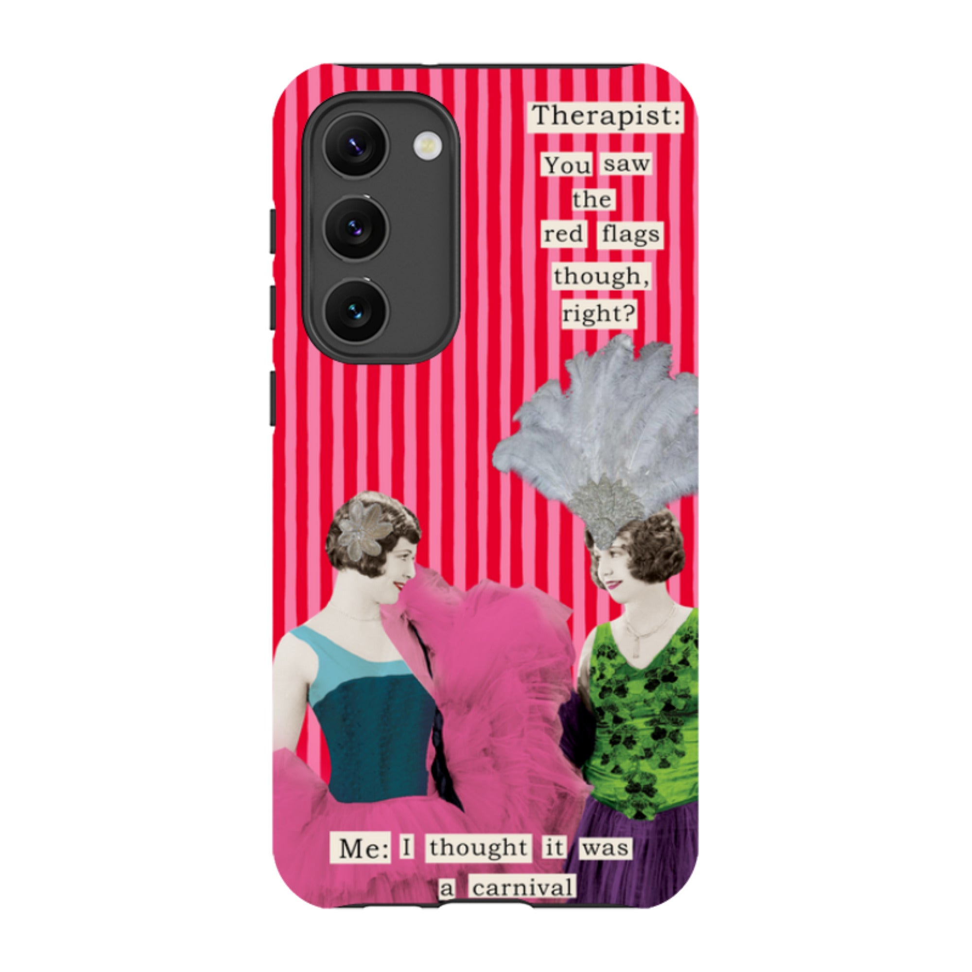 Samsung Tough Case - Therapist Red Flag By Clare Jordan