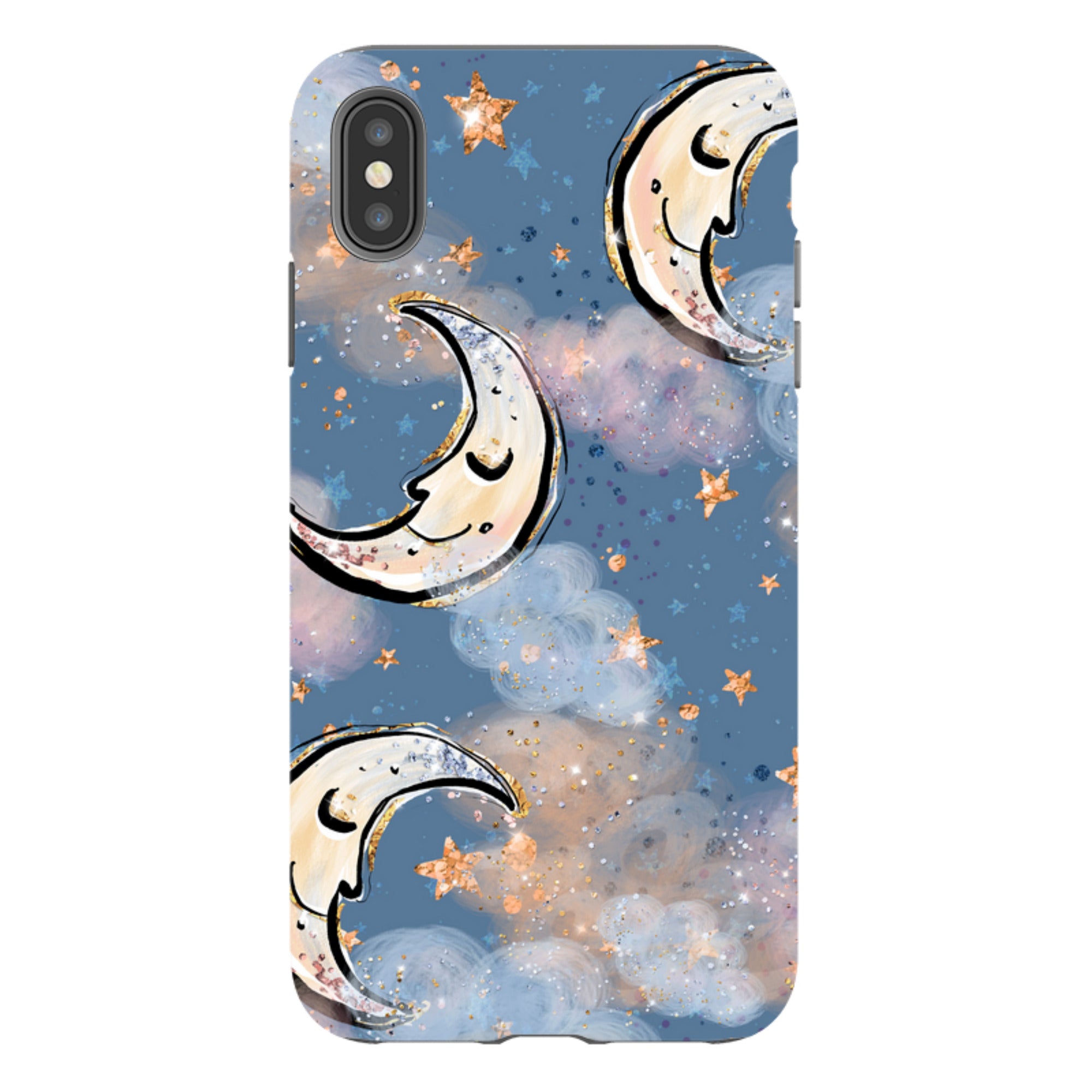 iPhone Tough Case - Moon And Stars
