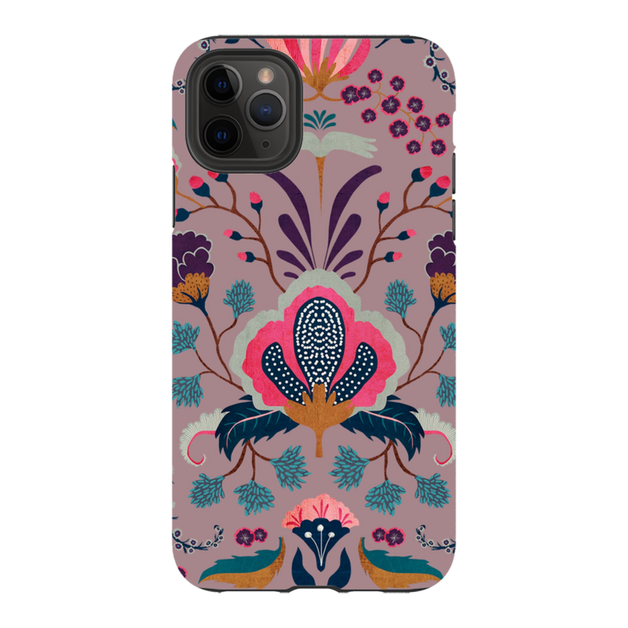 iPhone Tough Case - Folk Floral III By Katherine Quinn