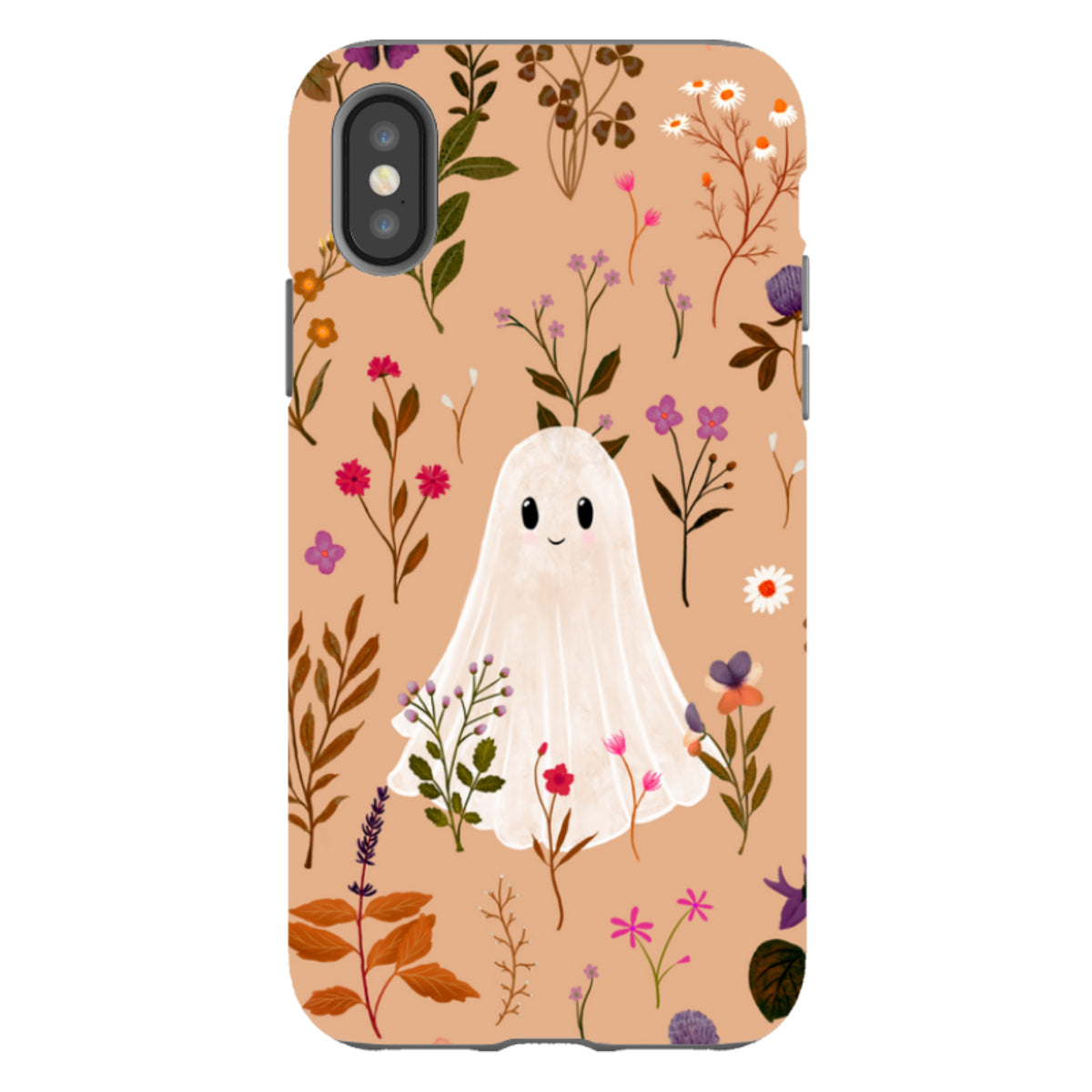 iPhone Tough Case - Ghost in the Garden - Cider Clay Multi By Katherine Quinn