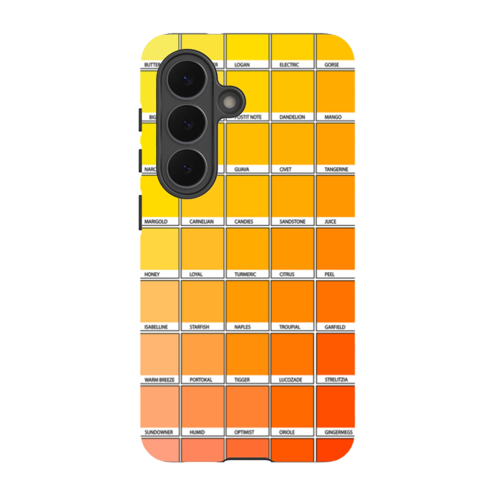 Samsung Tough Case - Yellow Chromology By Kitty Joseph