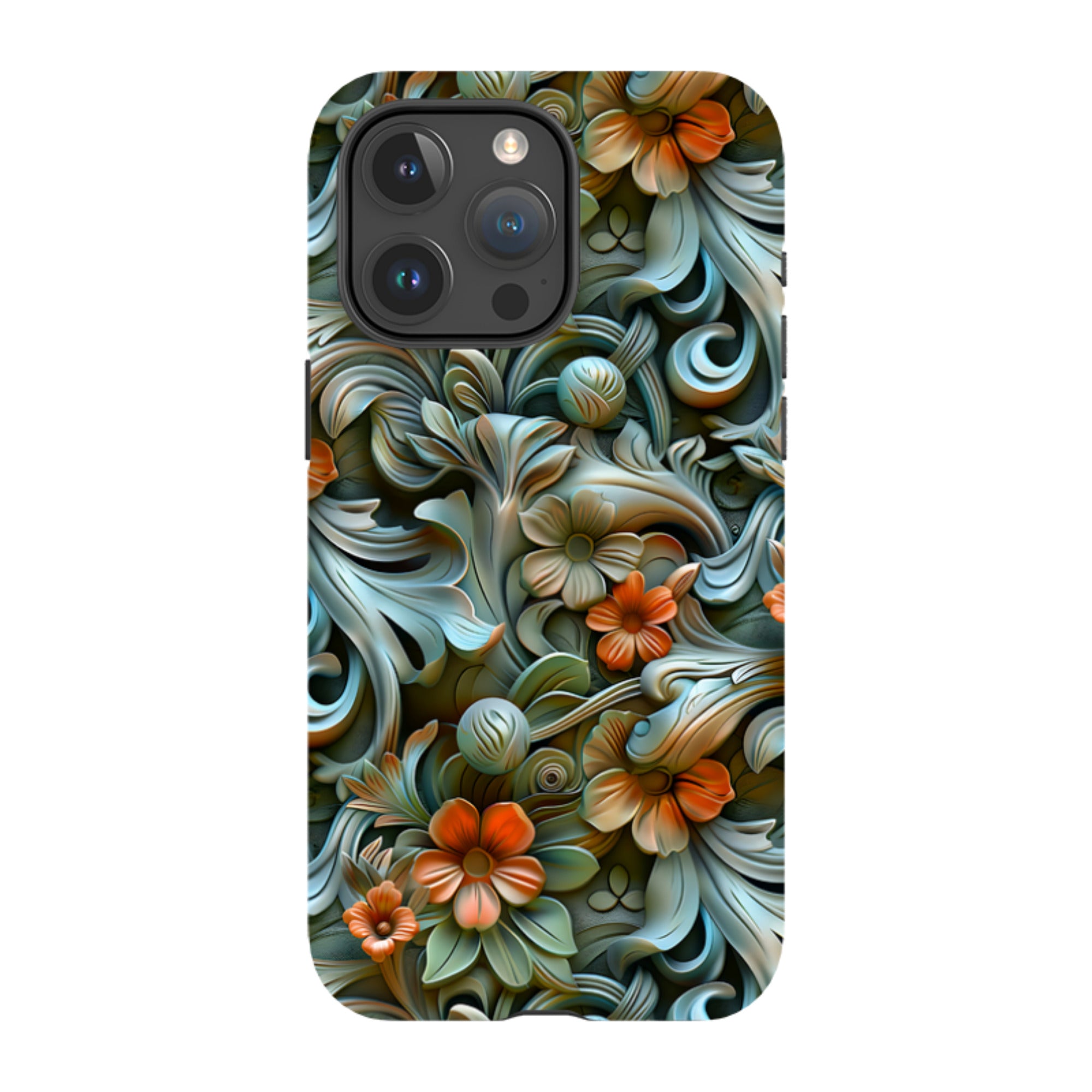 iPhone Tough Case -Clover Floral