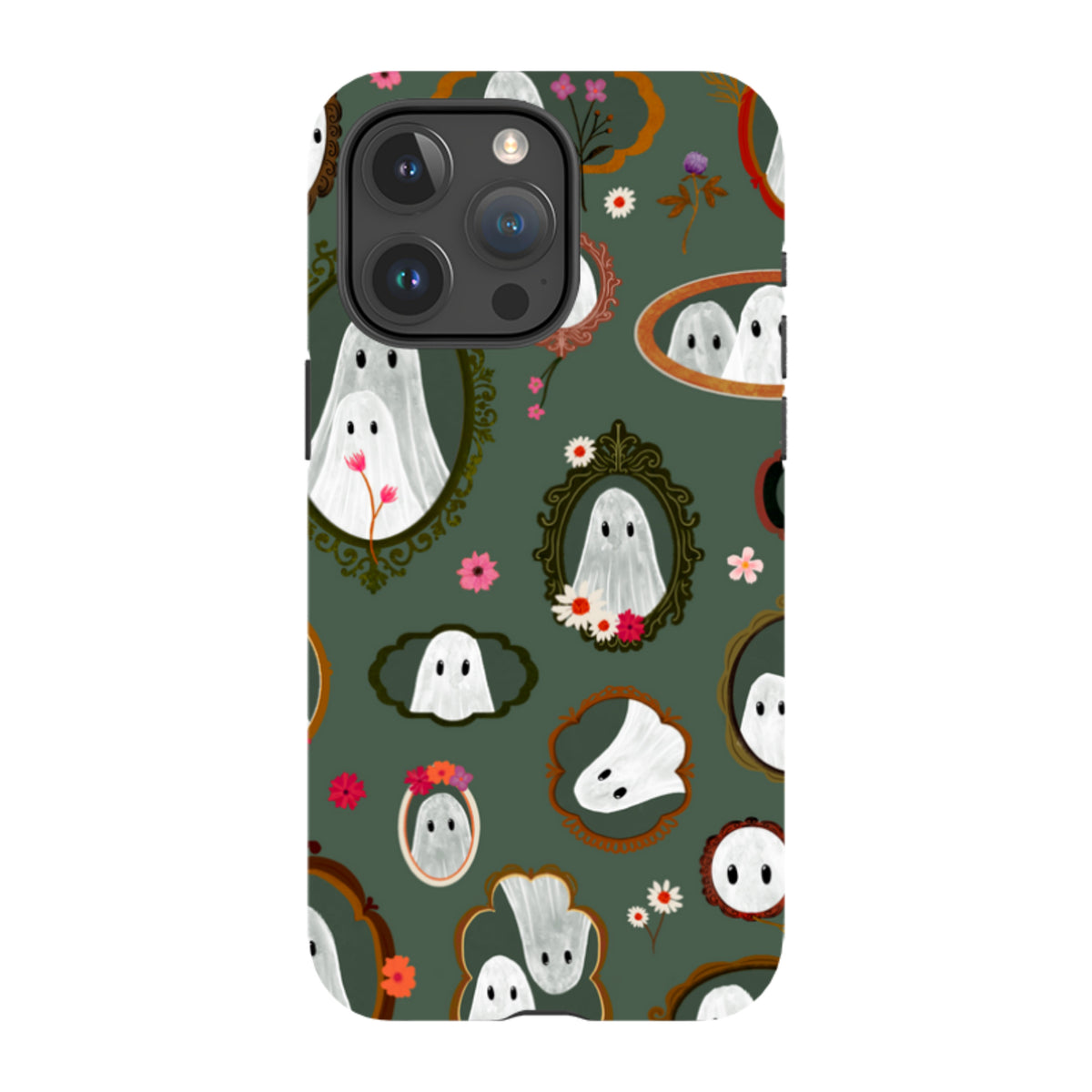 iPhone Tough Case - Framed Ghosts - Pine By Katherine Quinn