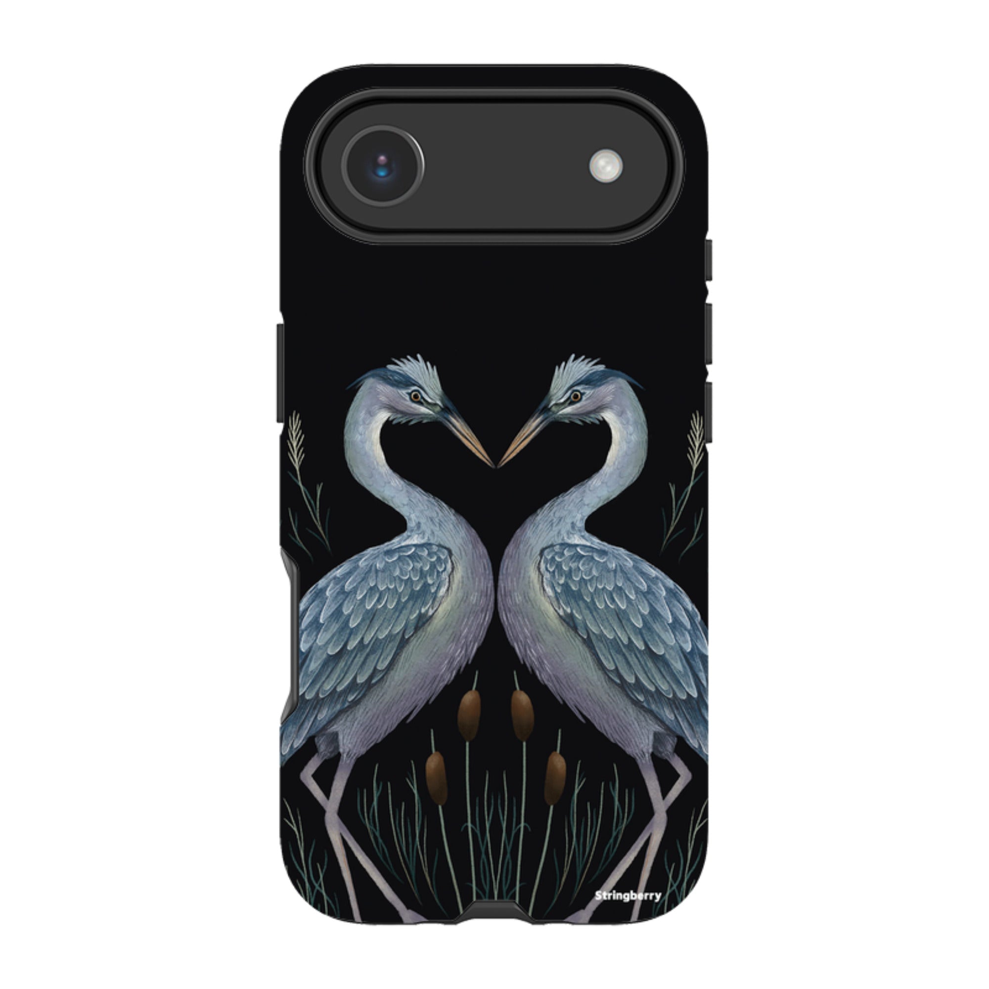 iPhone Tough Case - Heron Pair By Anna Stead