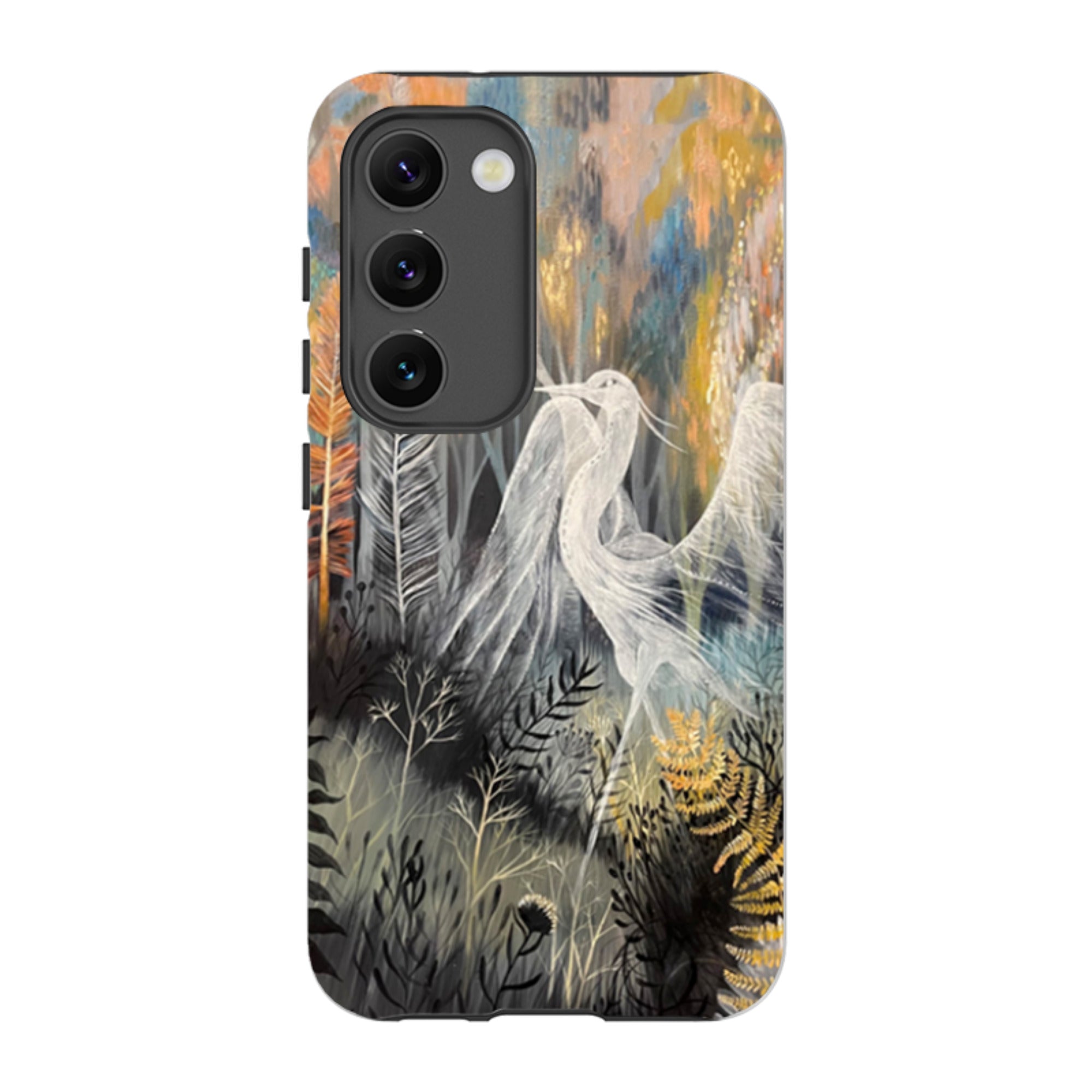 Samsung Tough Case - Ghost Heron By Mia Underwood
