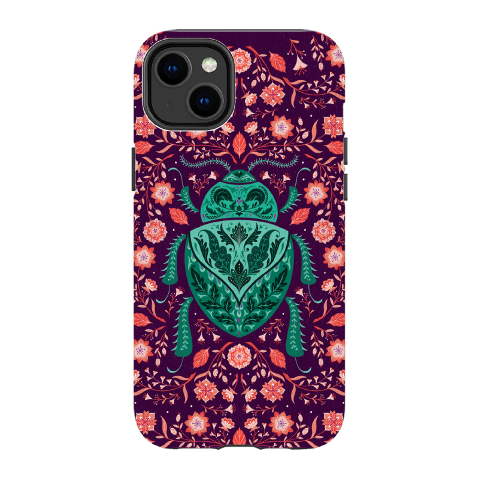 iPhone MagSafe Tough Case -  Beetle By Jenny Zemanek