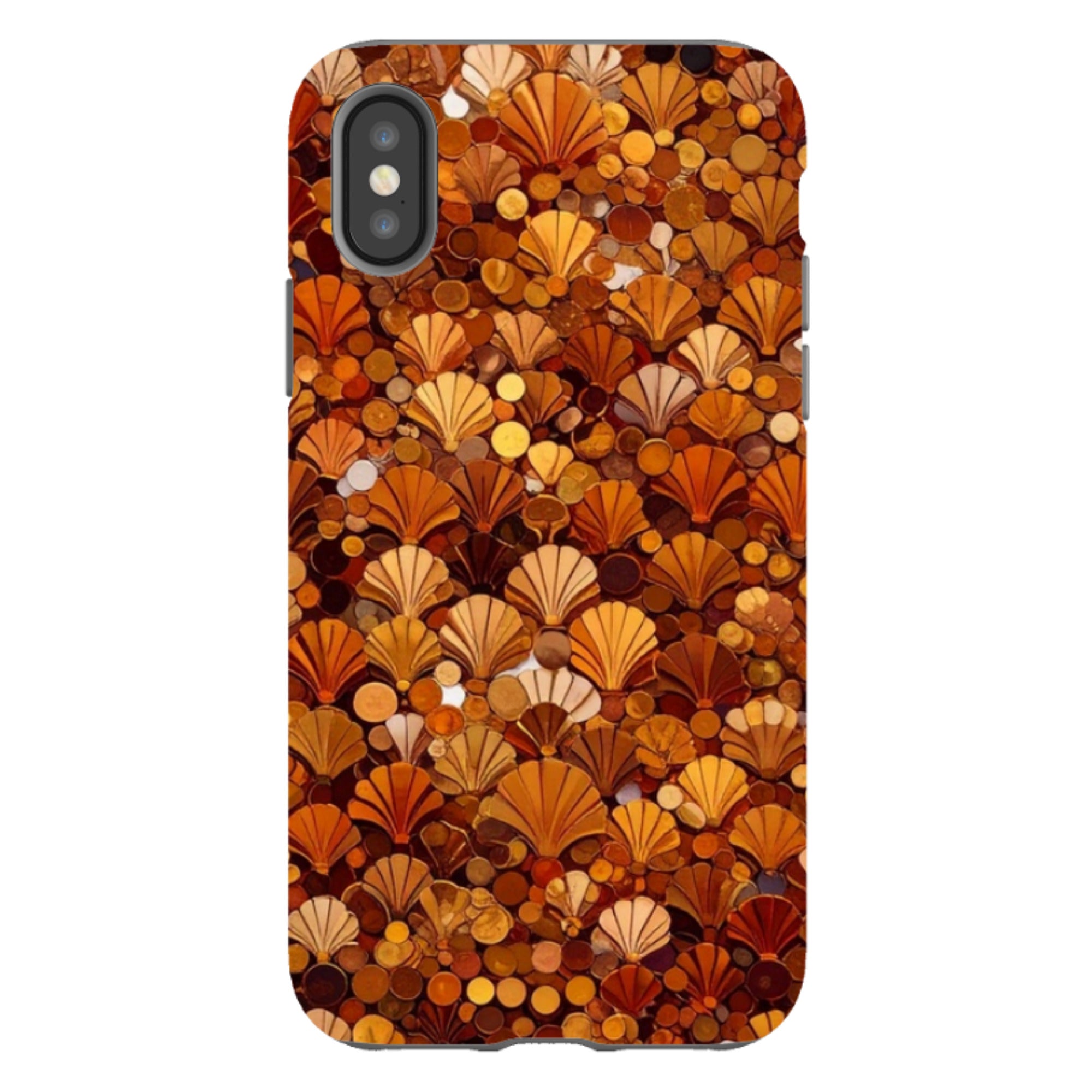 iPhone Tough Case - Golden Shells