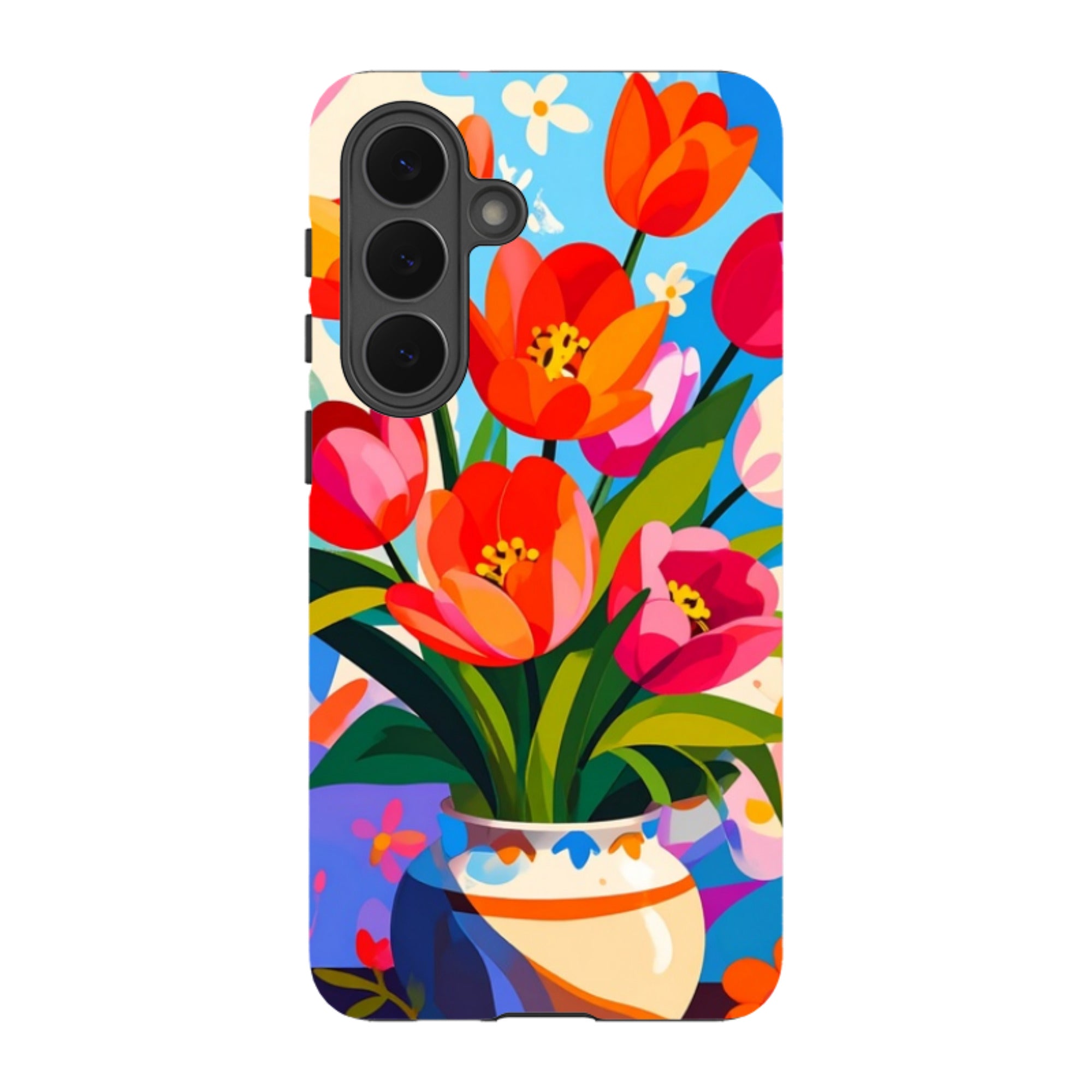 Samsung Tough Case - Tulip Pot Floral