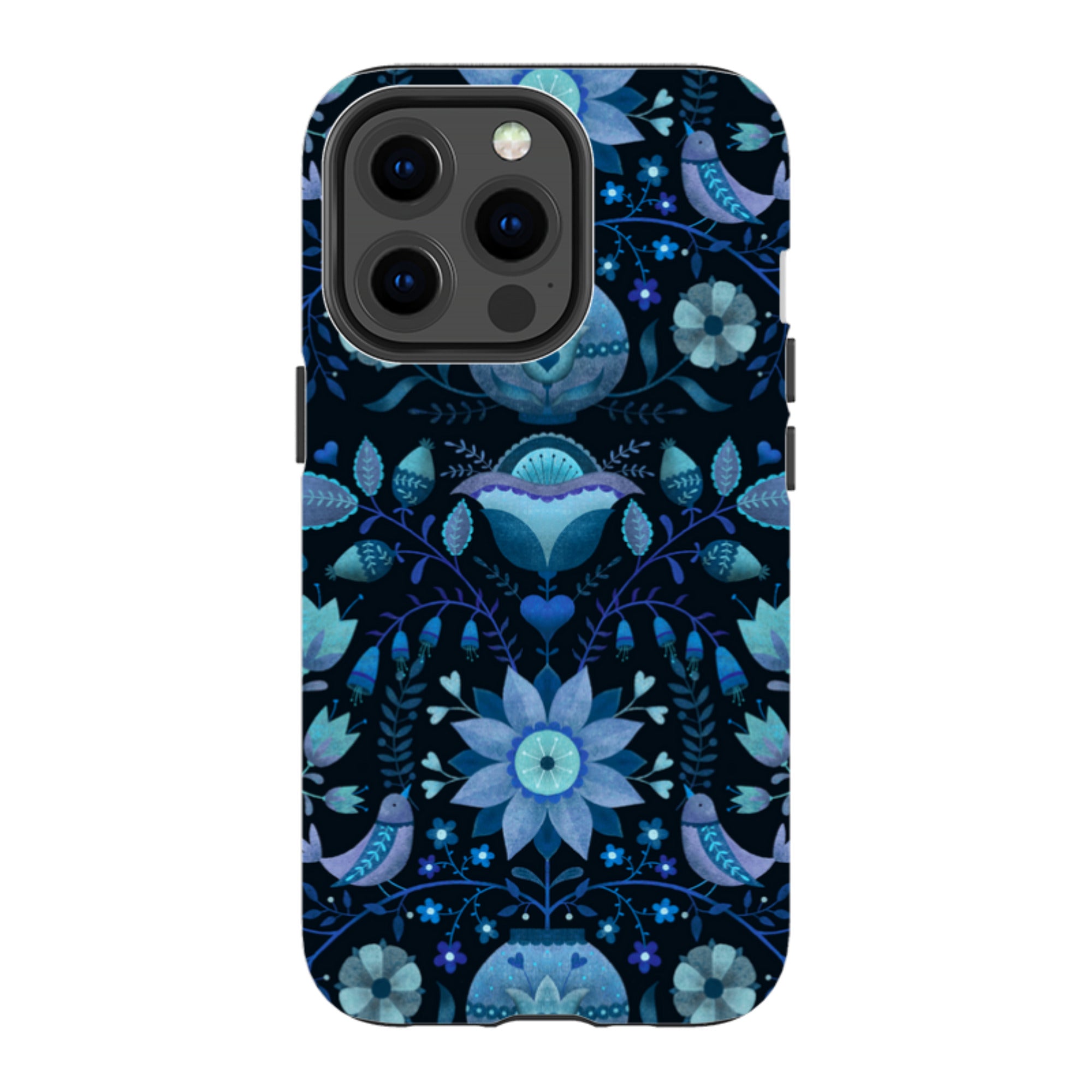 iPhone MagSafe Tough Case -  Blue Folk By Suzy Taylor