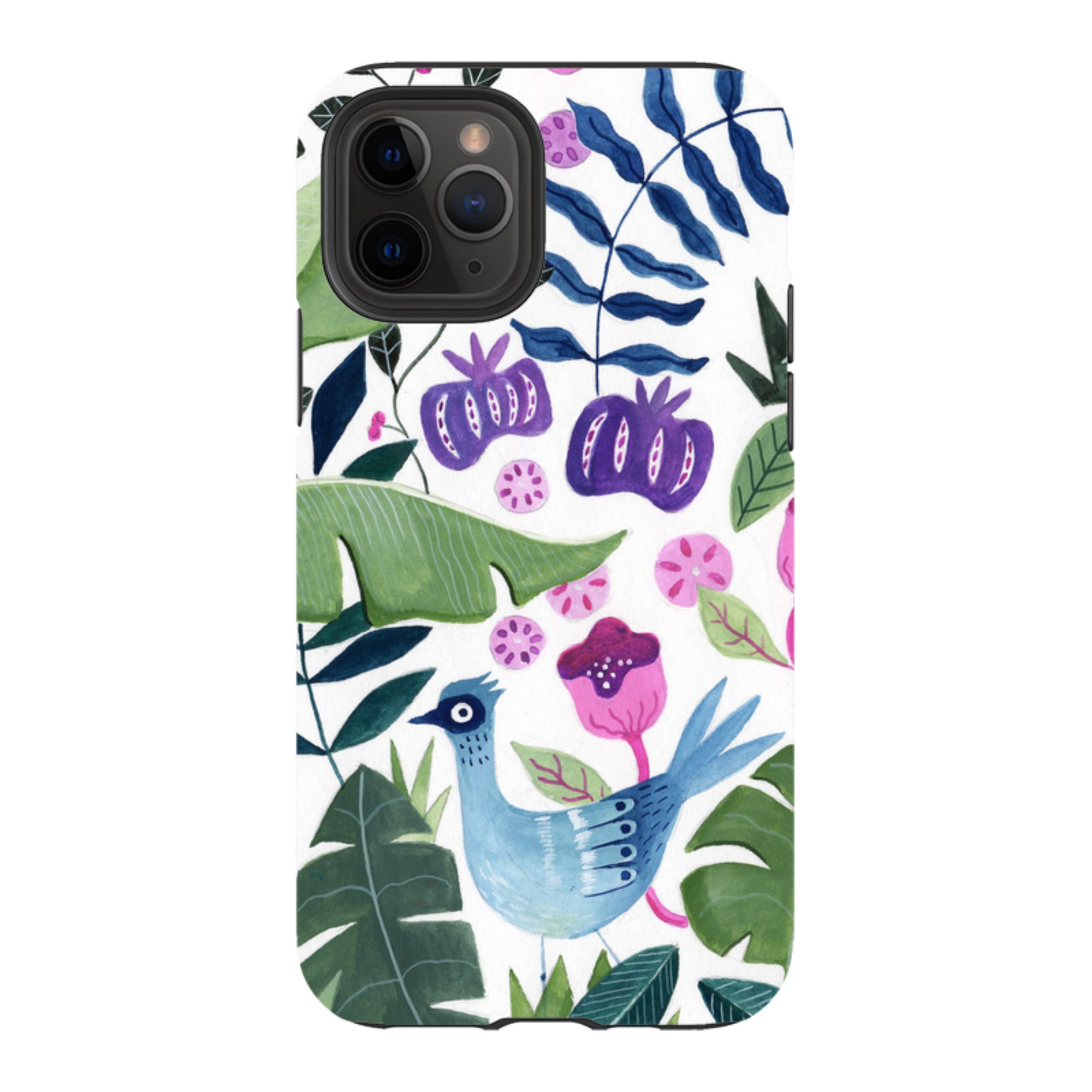 iPhone Tough Case - Birds In Forest By Bex Parkin