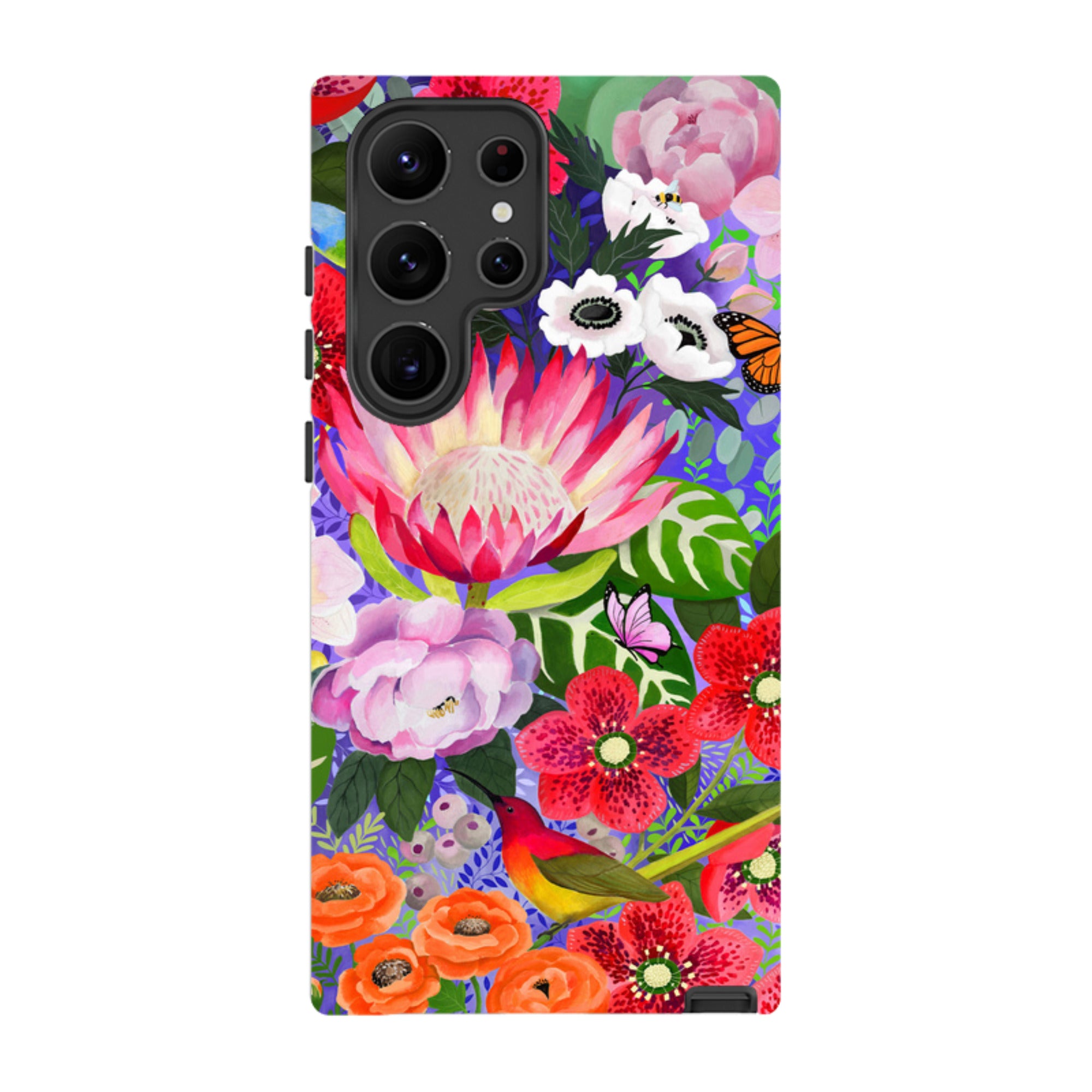 Samsung Tough Case - Exotic Birds By Bex Parkin
