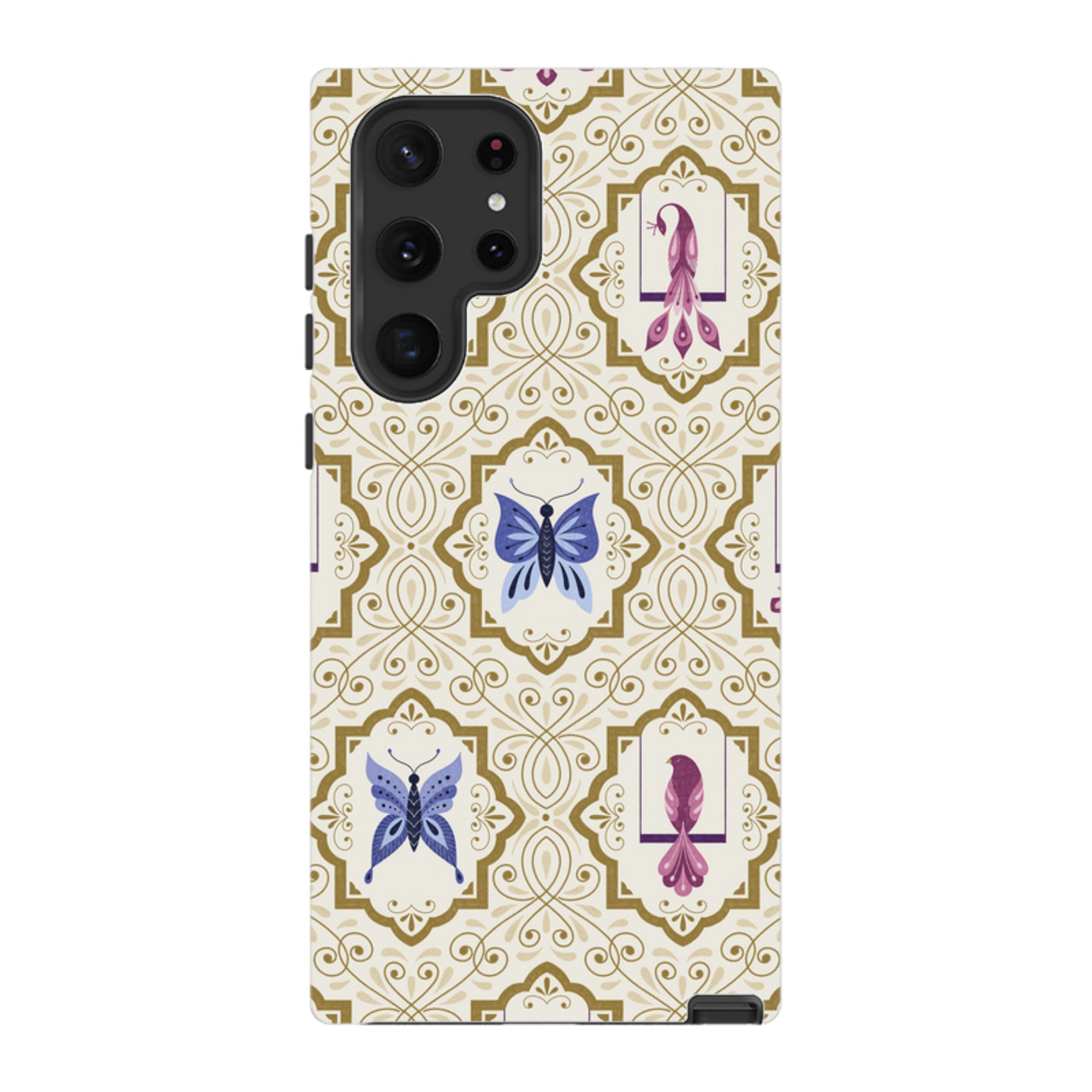 Samsung Tough Case - Wingframes Ivory By Jenny Zemanek