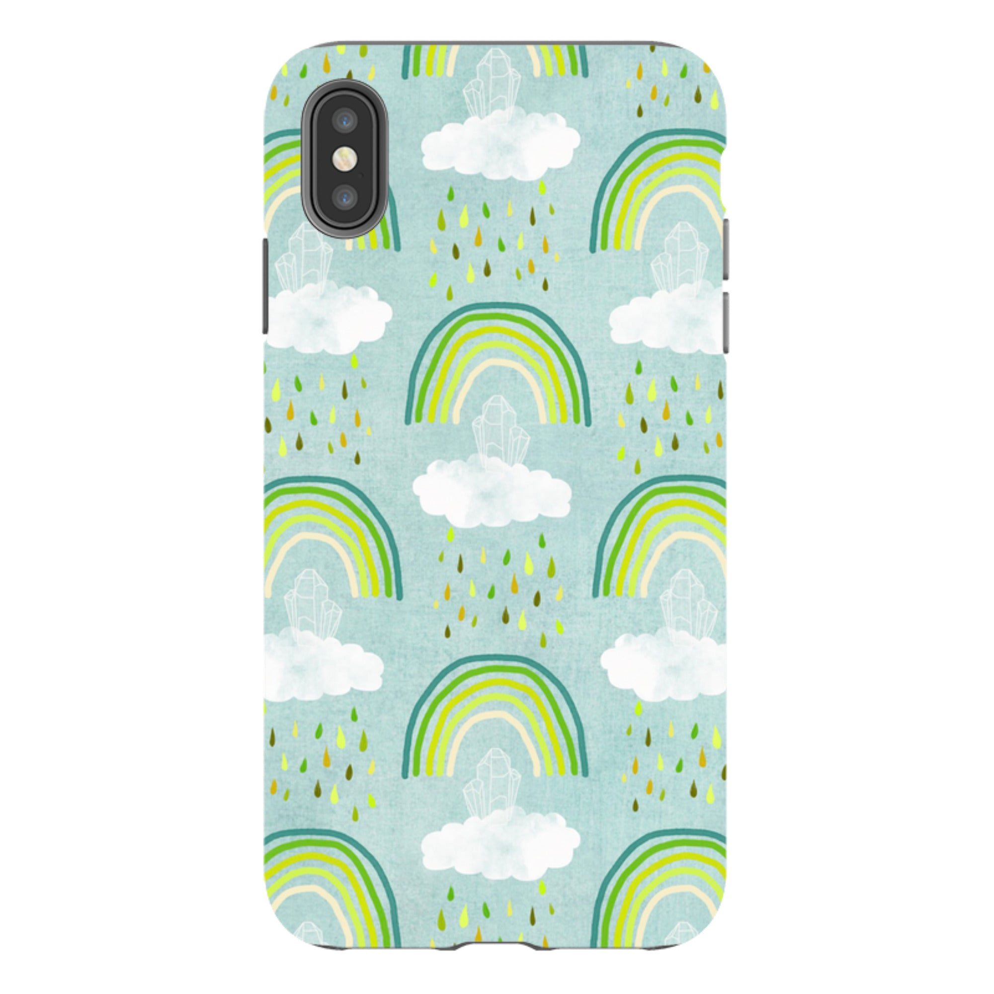iPhone Tough Case - Rainbows And Crystals By Katherine Quinn
