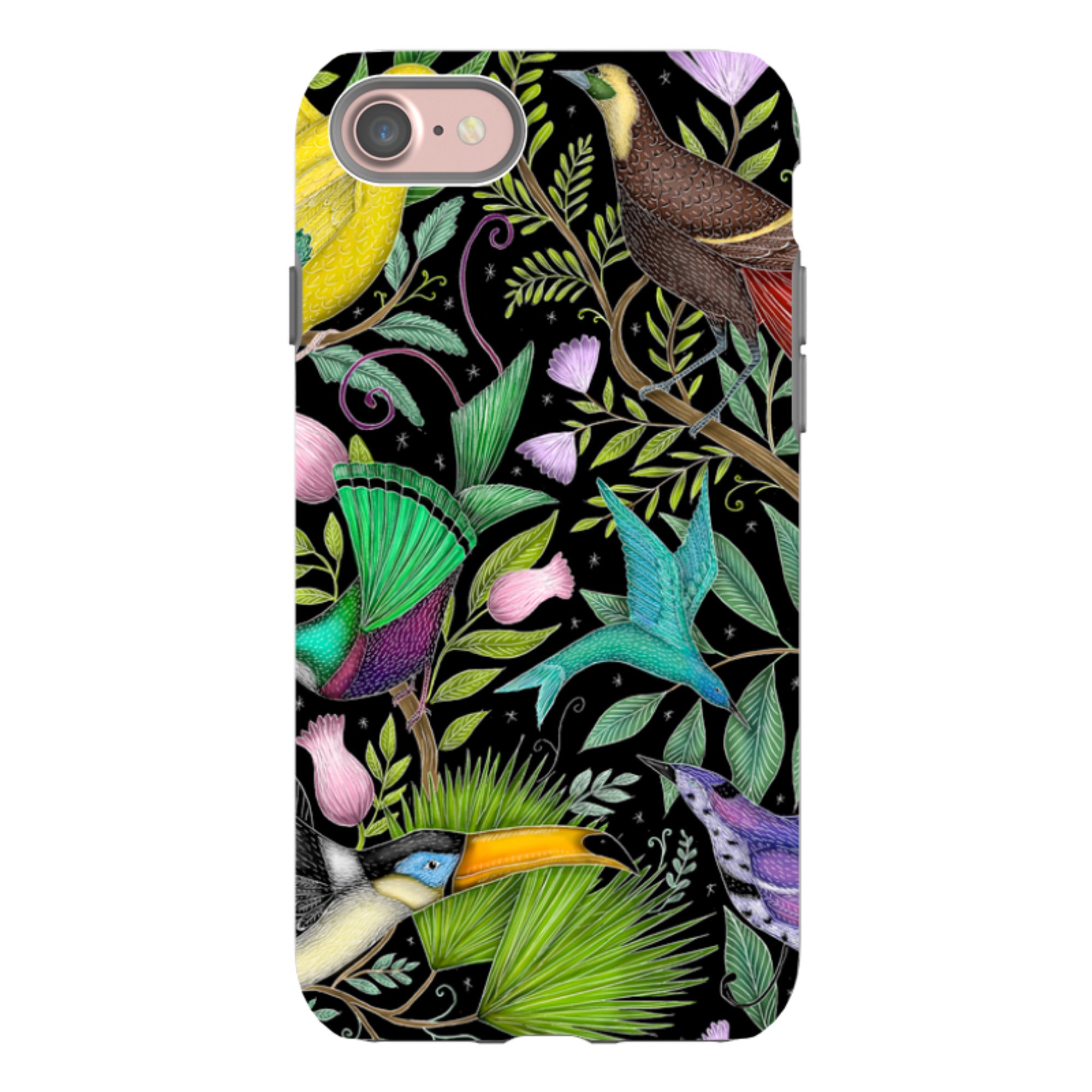 iPhone Tough Case - Exotic Birds By Catherine Rowe