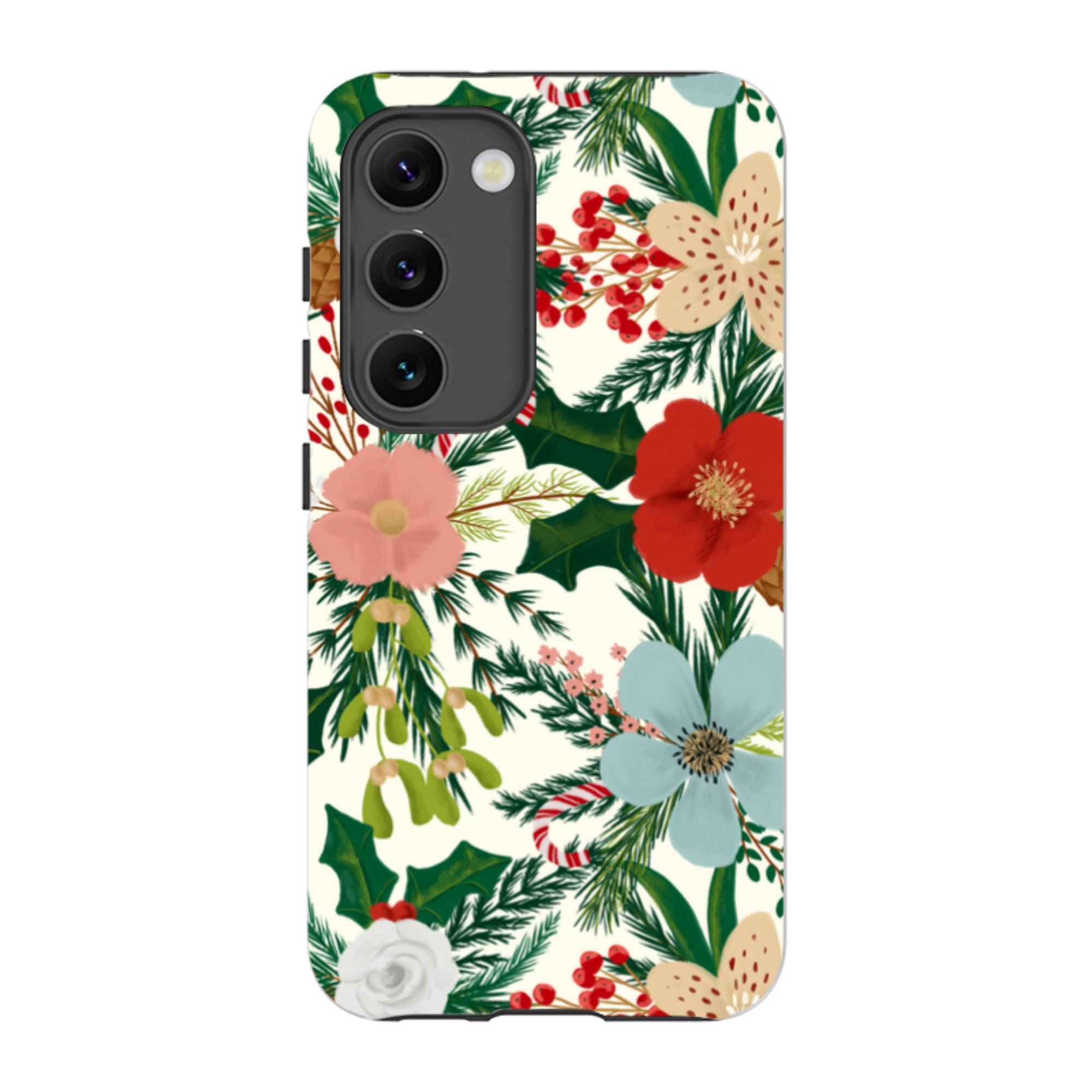 Samsung Tough Case - Christmas Florals By Abby Jacobs