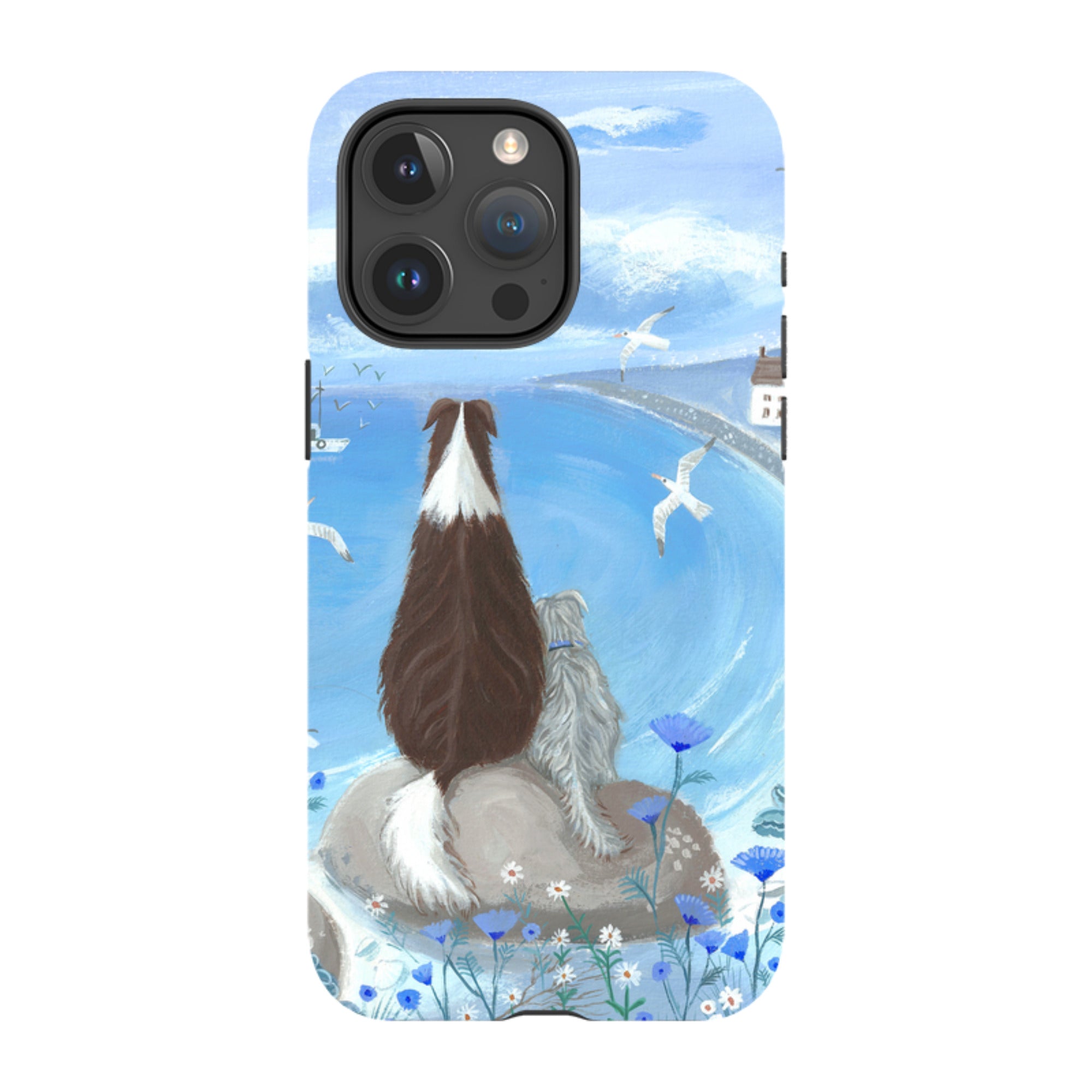 iPhone MagSafe Tough Case - Beach Dog By Mary Stubberfield
