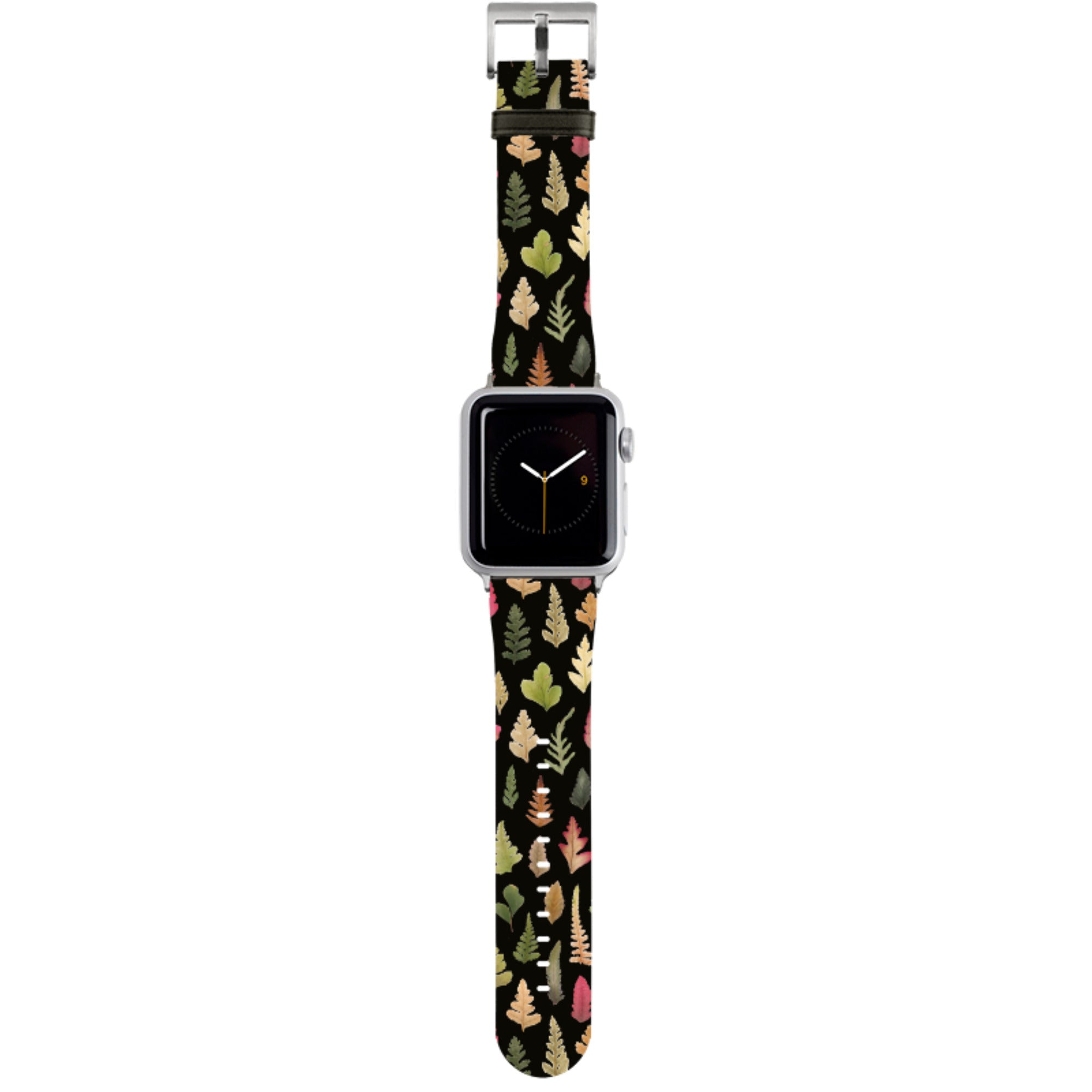 Dark Floral II Apple Watch Strap By Helen Ahpornsiri