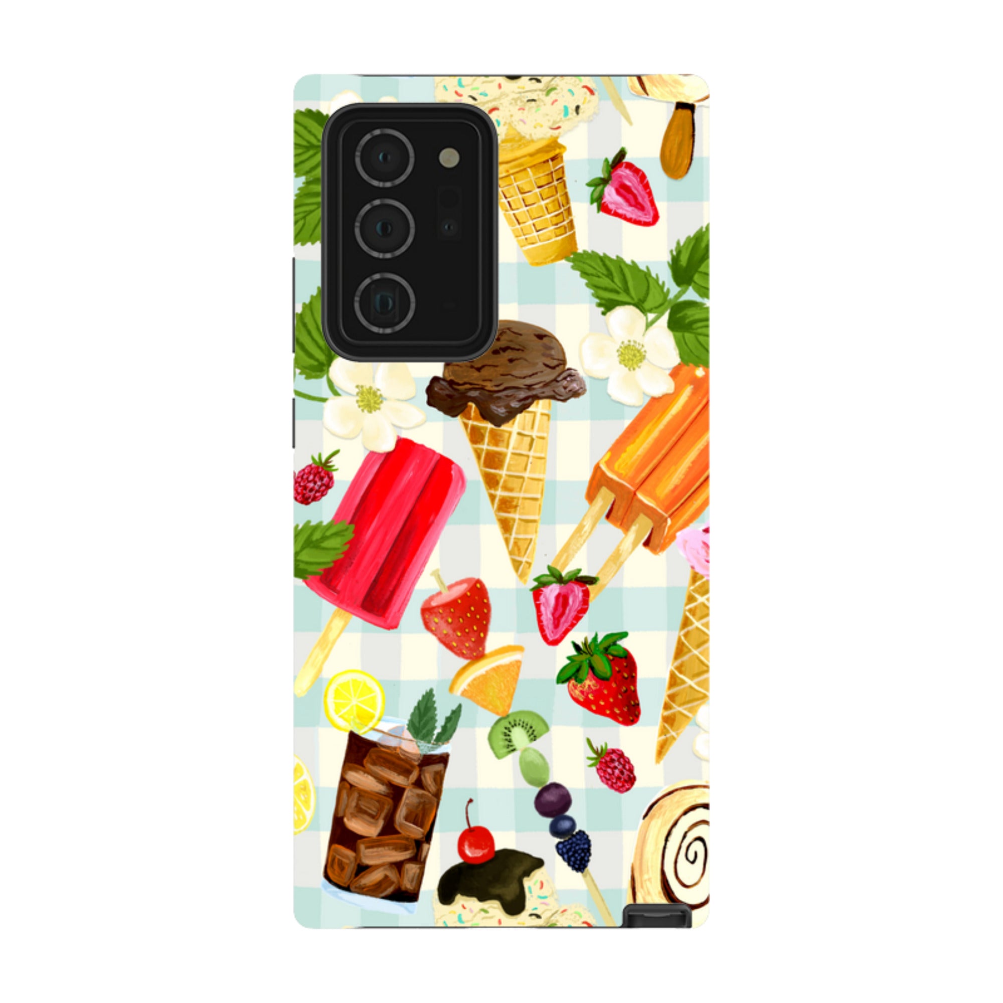 Samsung Tough Case - Ice Floral By Abby Jacobs