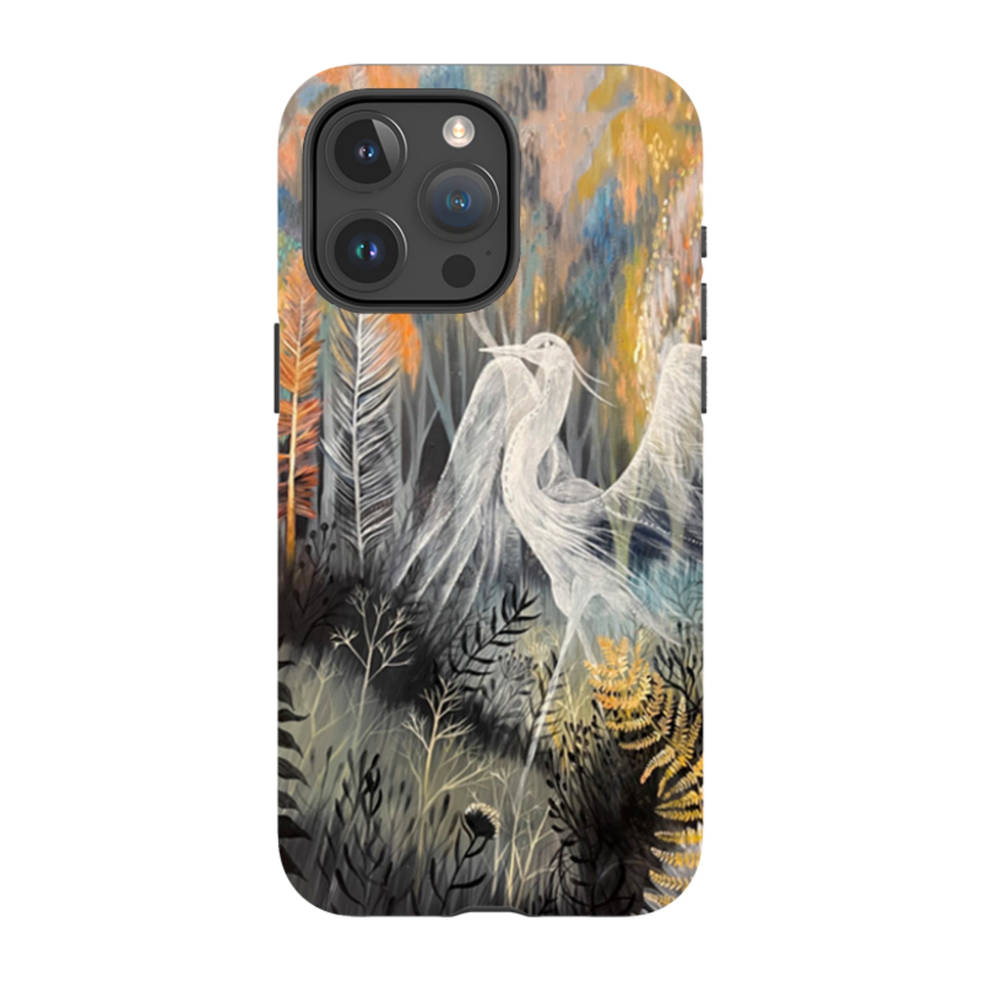 iPhone MagSafe Tough Case -  Ghost Heron By Mia Underwood
