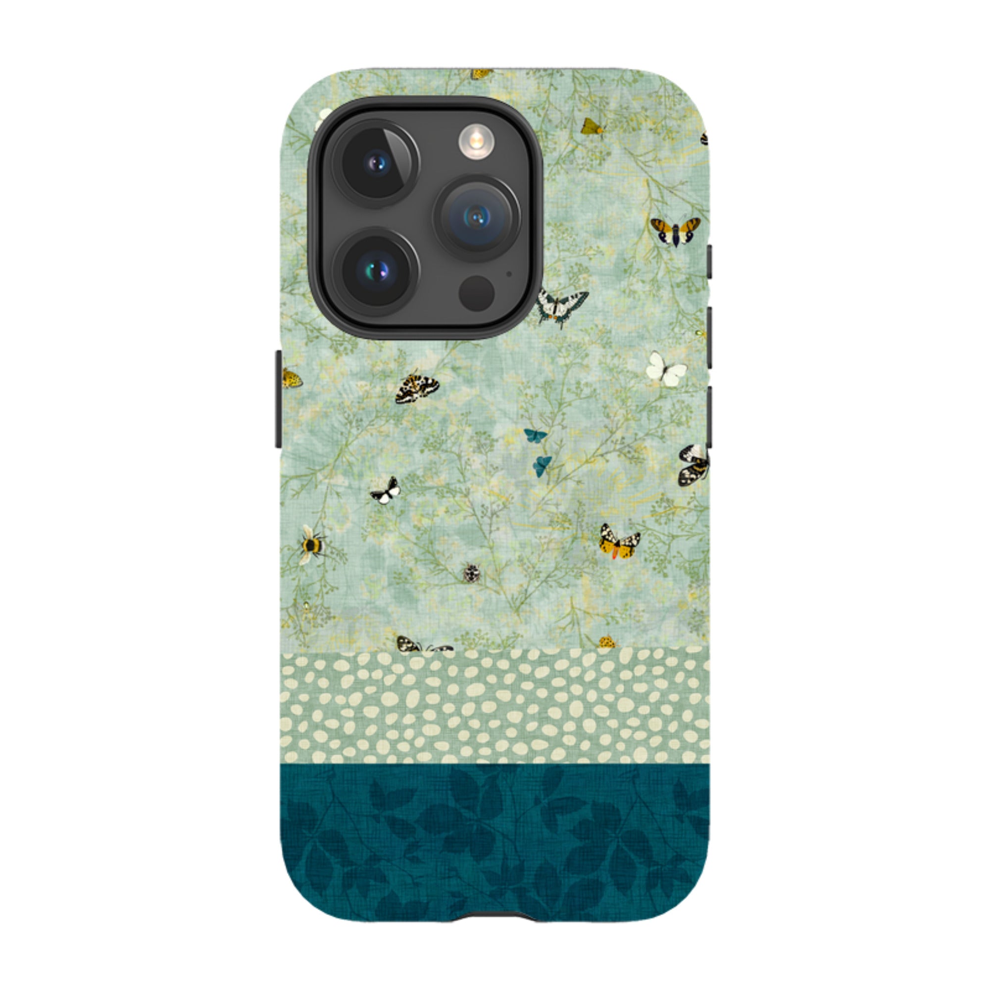 iPhone Tough Case - Chinoiserie Garden Soft Sage 2 By Katherine Quinn