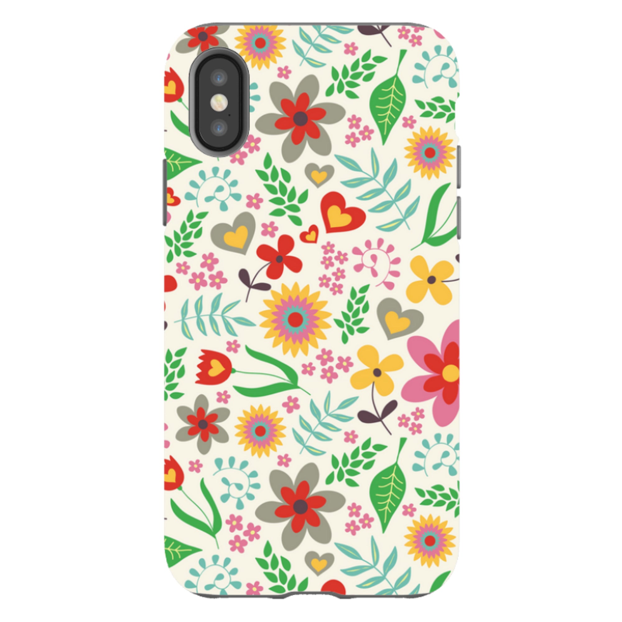 iPhone Tough Case - Folky Floral By Suzy Taylor
