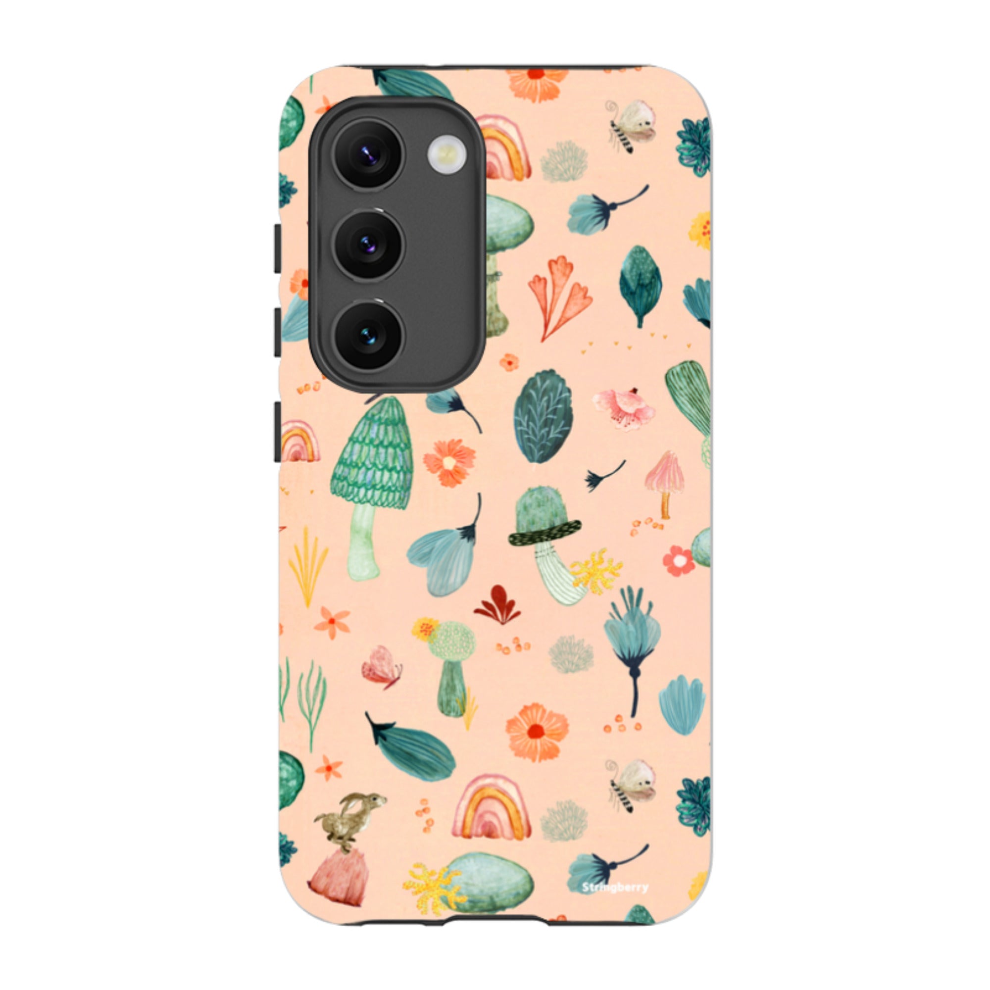 Samsung Tough Case - Mushroom World Pink By Katherine Quinn