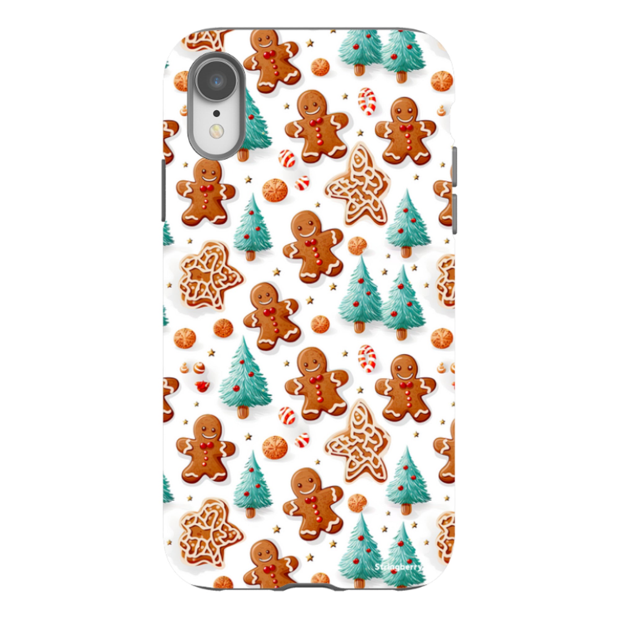 iPhone Tough Case - Ginger Bread Xmas