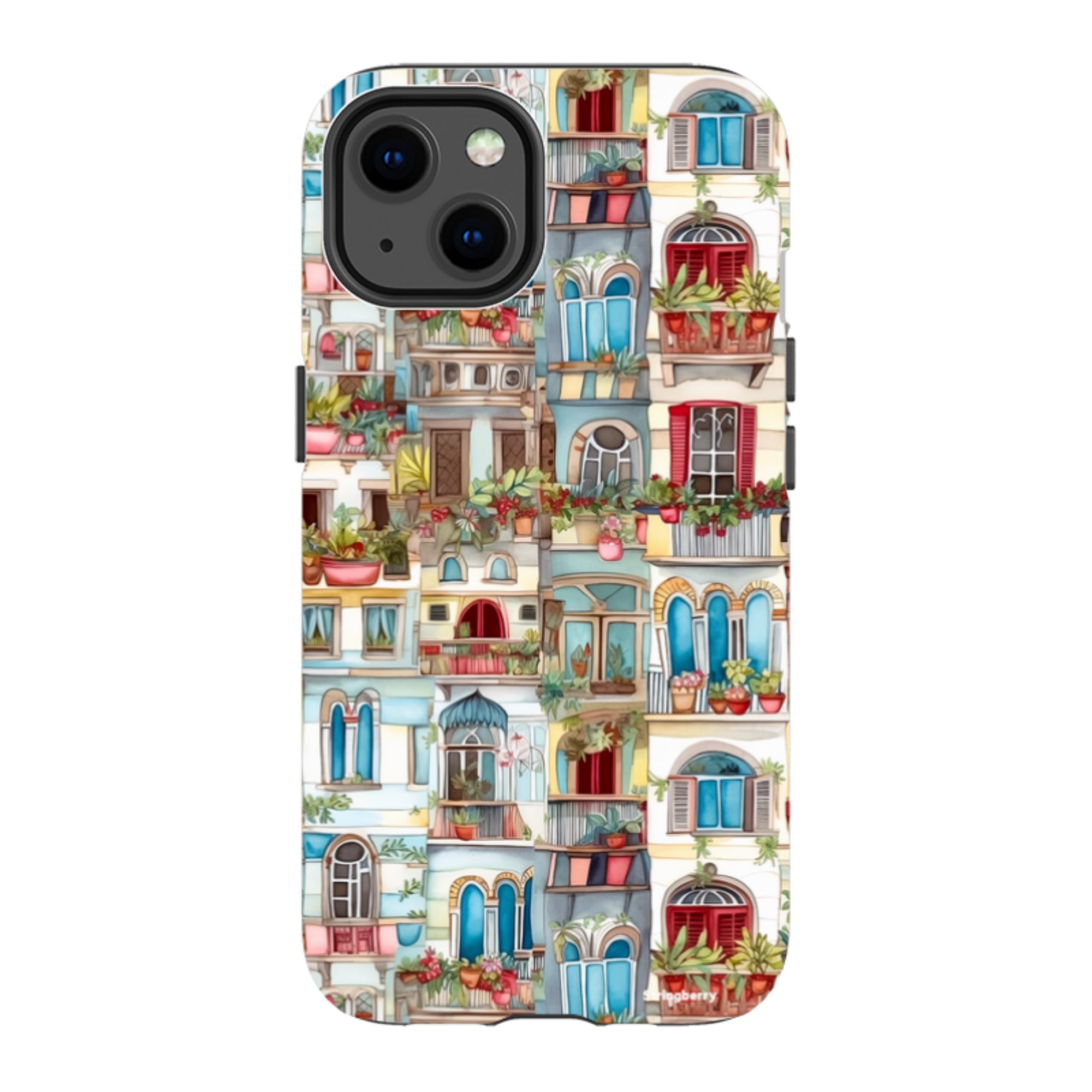 iPhone Tough Case - Floral Balcony II